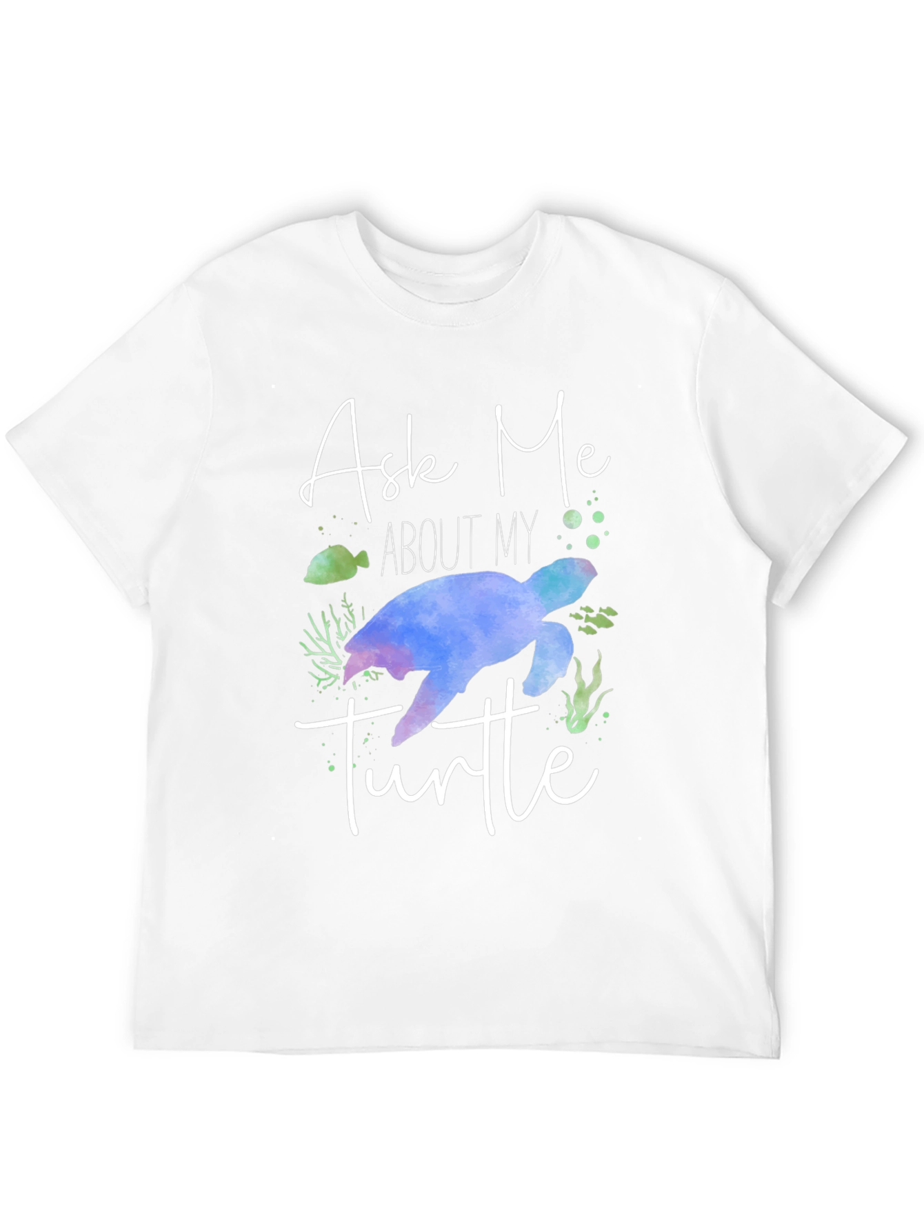Ask Me About My Turtle Graphic Tee