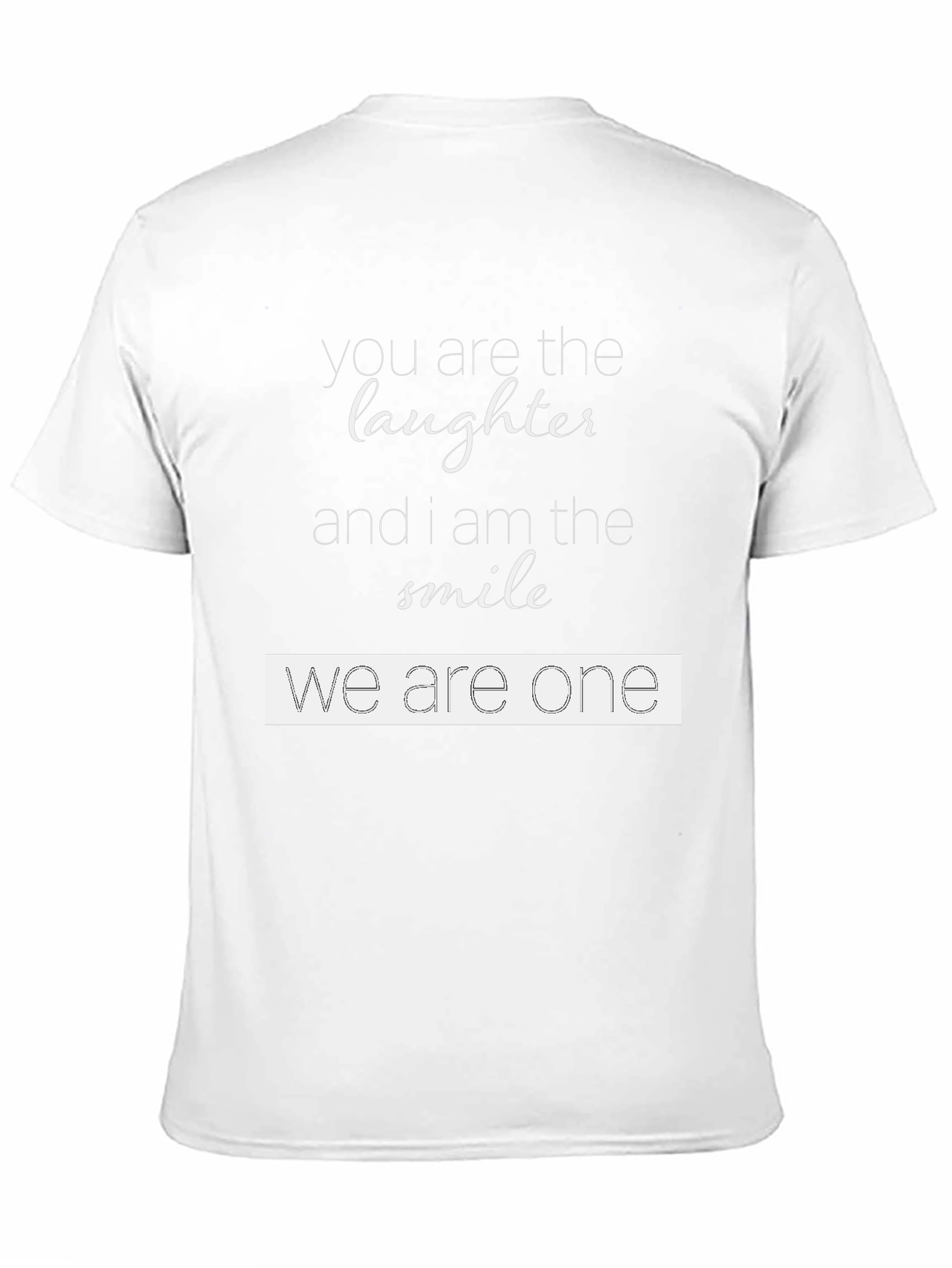Laughter and Smile Graphic Tee - Soft Cotton Blend
