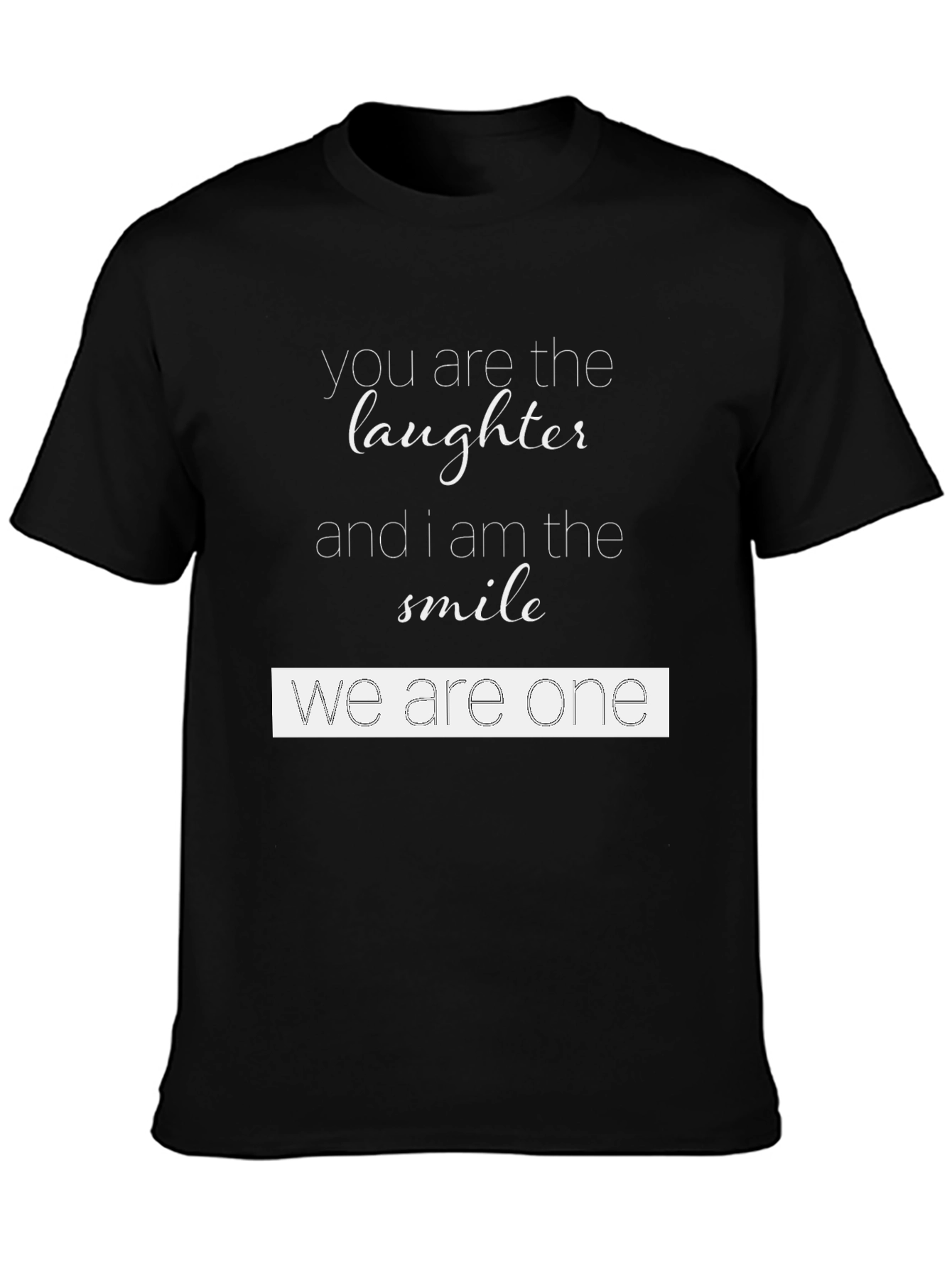 Laughter and Smile Graphic Tee - Soft Cotton Blend