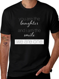 Laughter and Smile Graphic Tee - Soft Cotton Blend