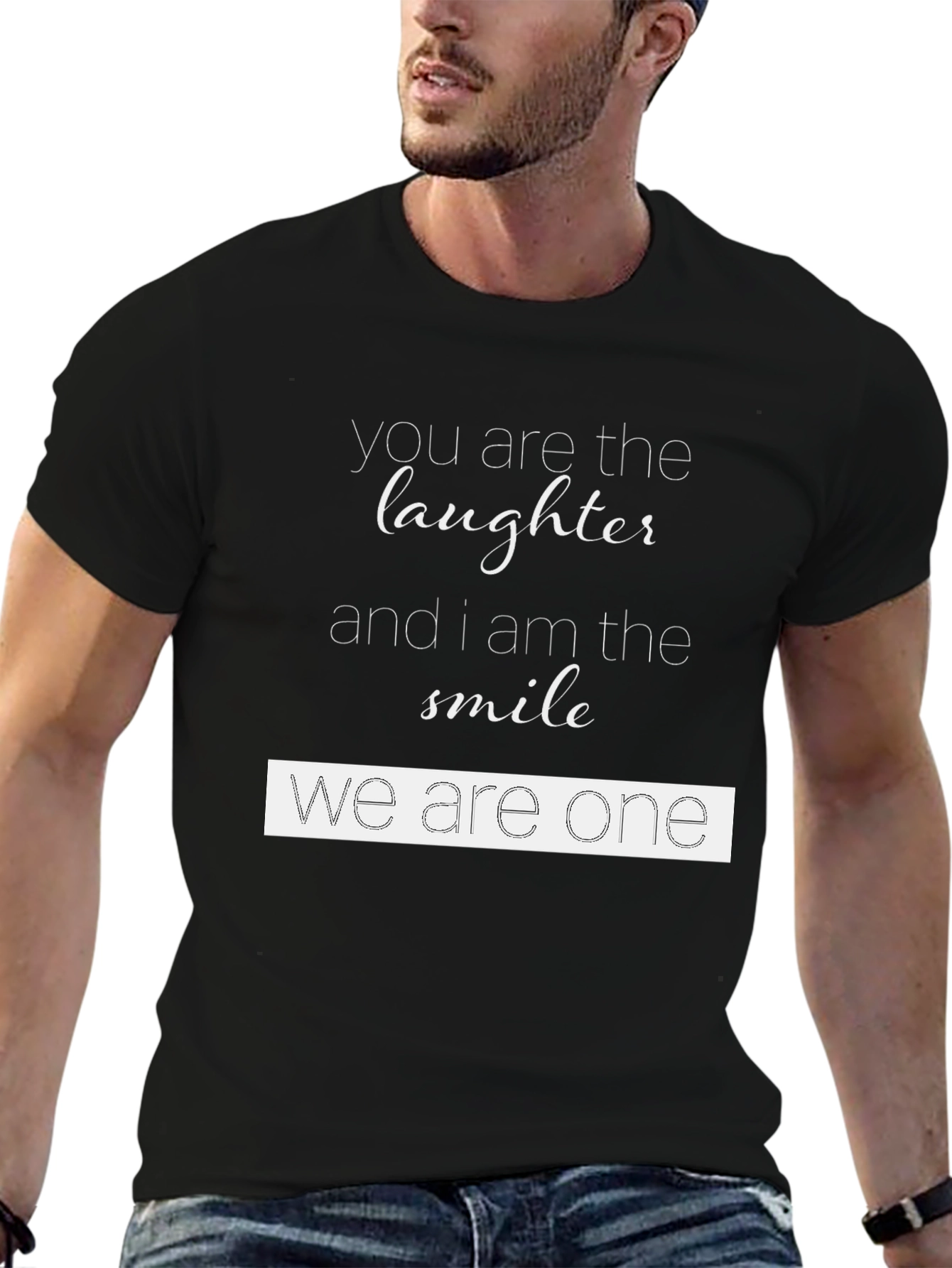 Laughter and Smile Graphic Tee - Soft Cotton Blend