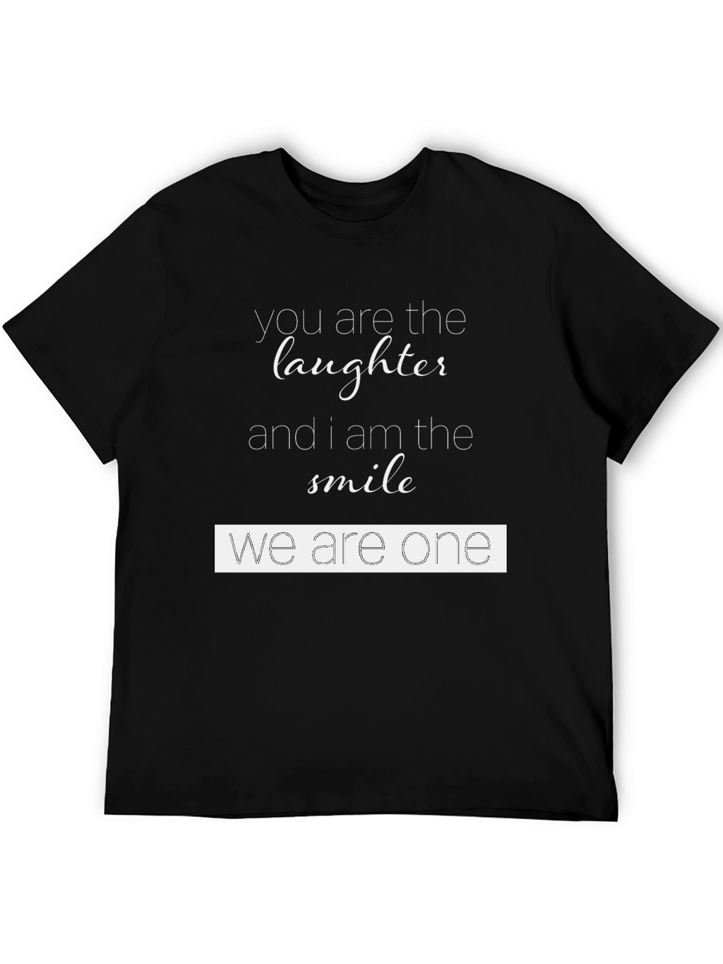 Laughter and Smile Graphic Tee - Soft Cotton Blend