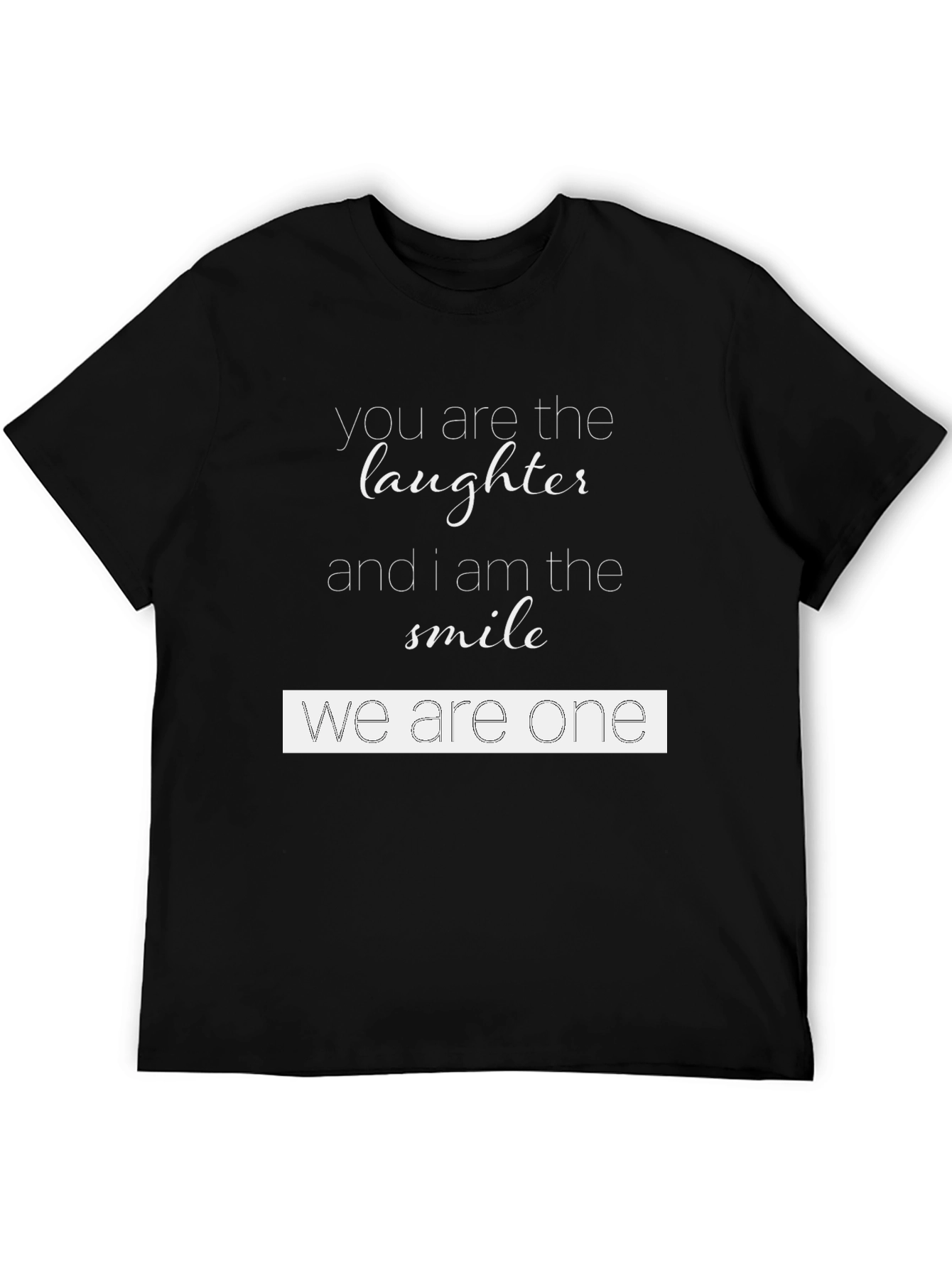 Laughter and Smile Graphic Tee - Soft Cotton Blend