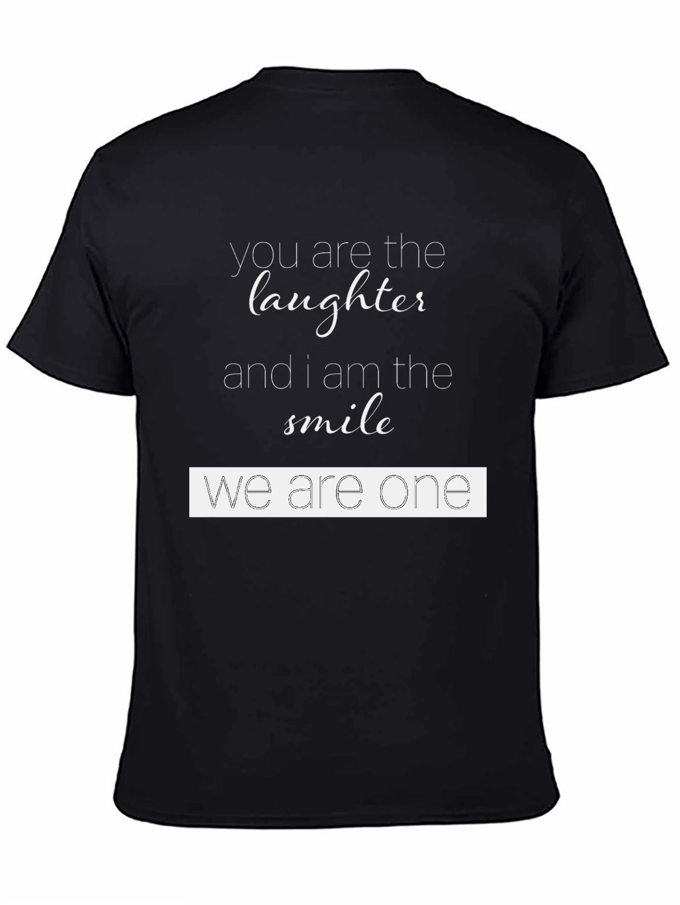 Laughter and Smile Graphic Tee - Soft Cotton Blend