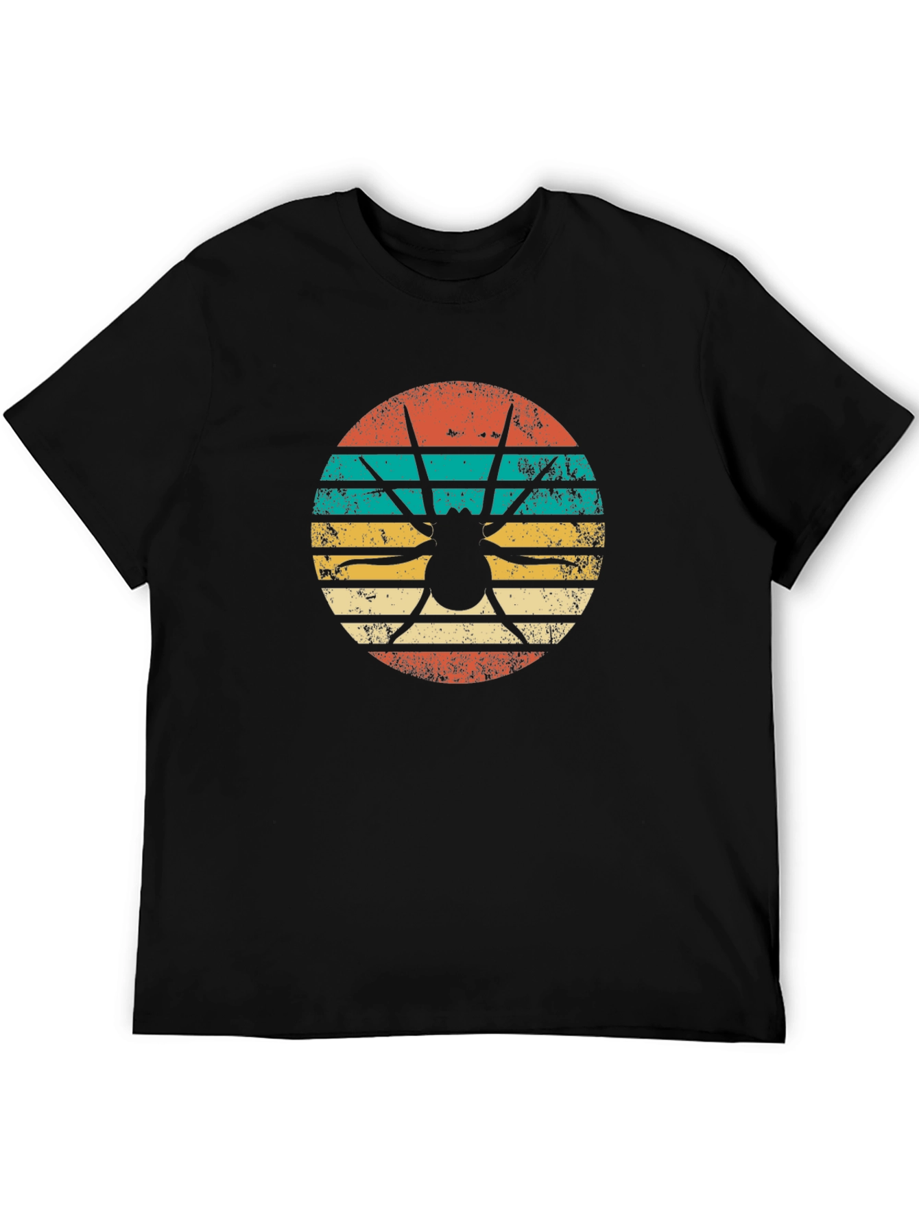 Vintage Spider Graphic Tee - Retro Style