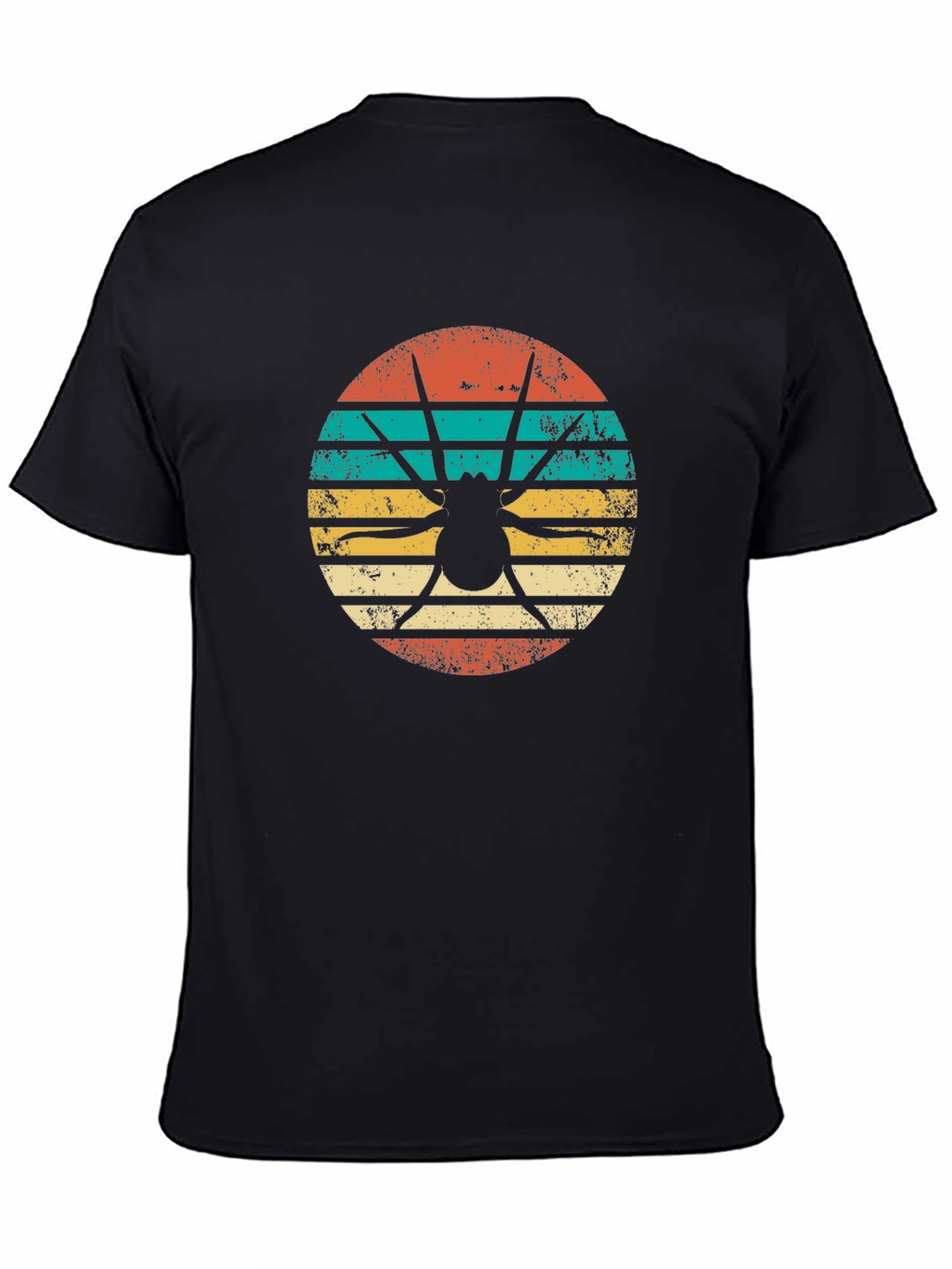 Vintage Spider Graphic Tee - Retro Style