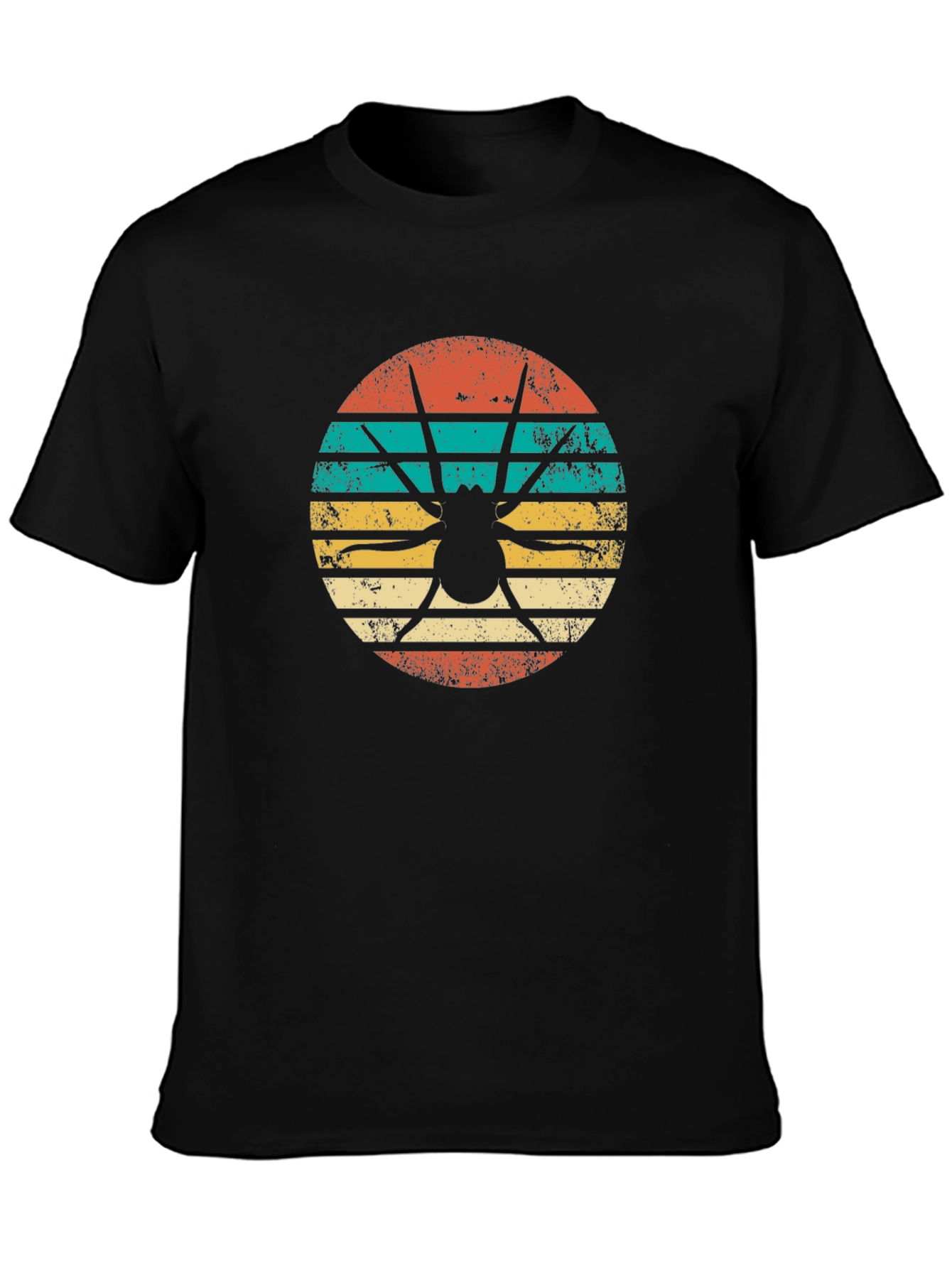 Vintage Spider Graphic Tee - Retro Style