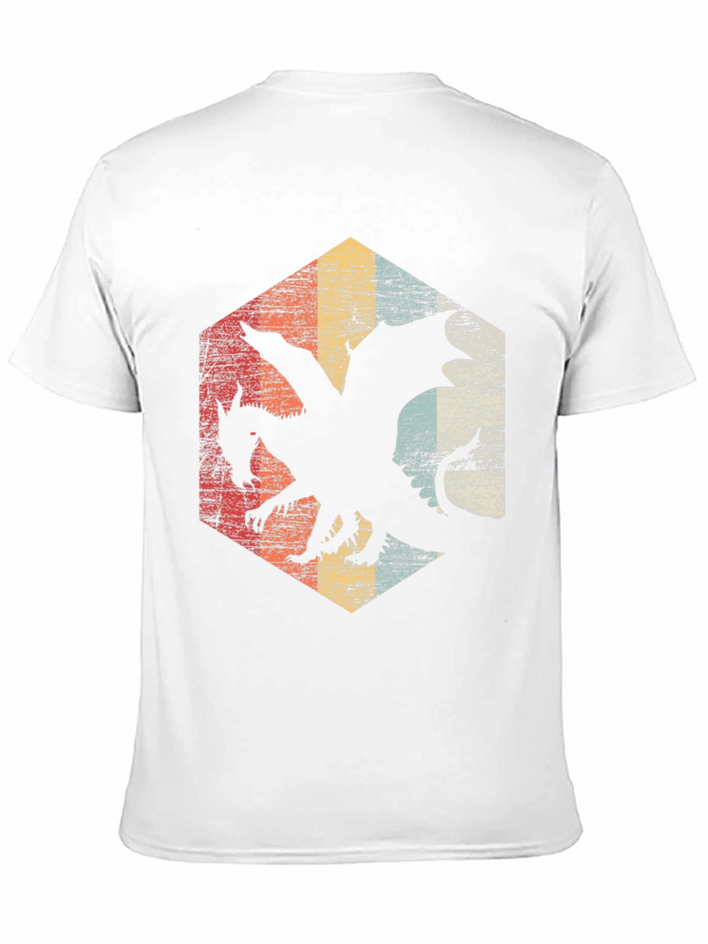 Retro Dragon Hexagon Tee