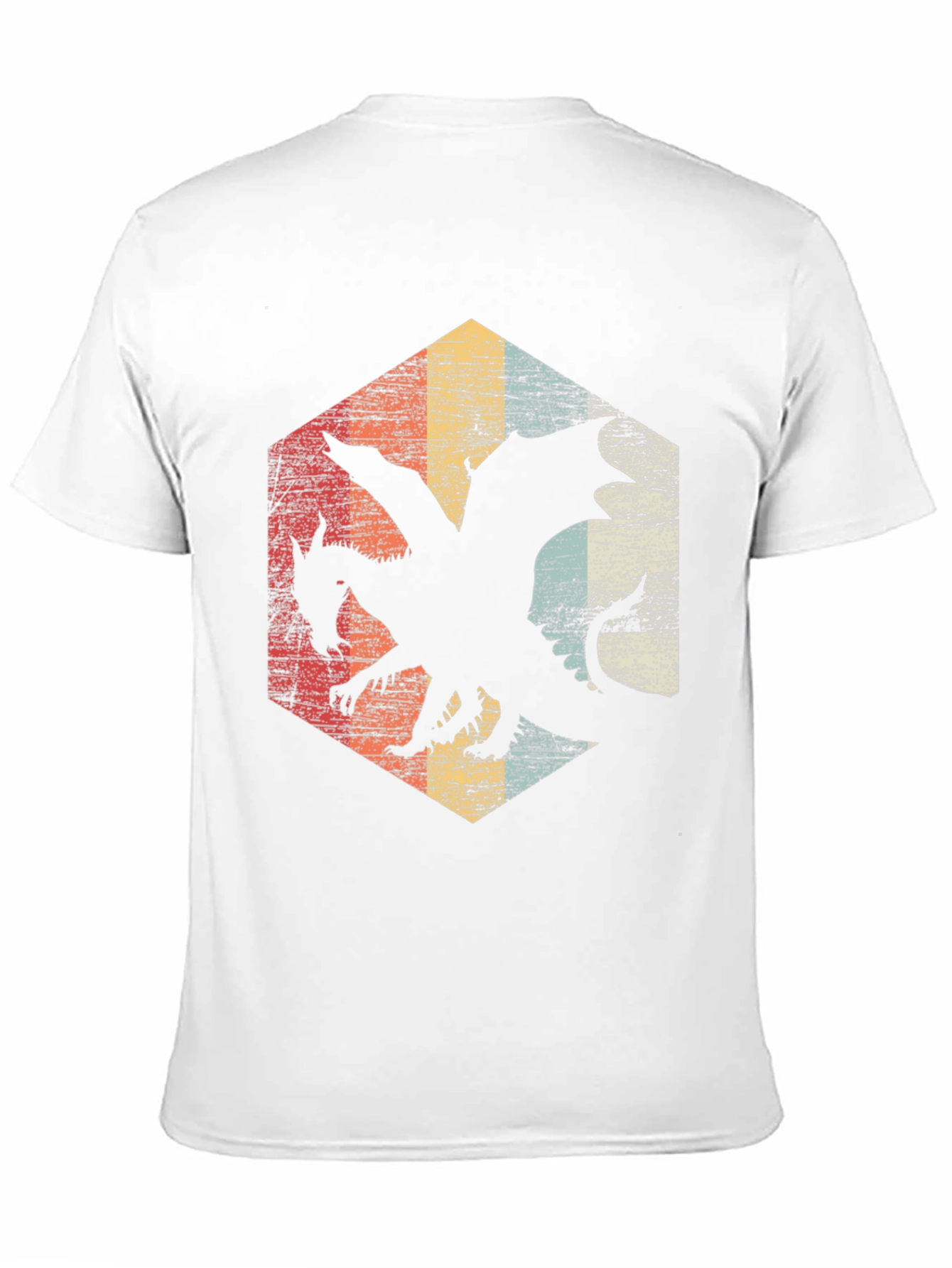 Retro Dragon Hexagon Tee