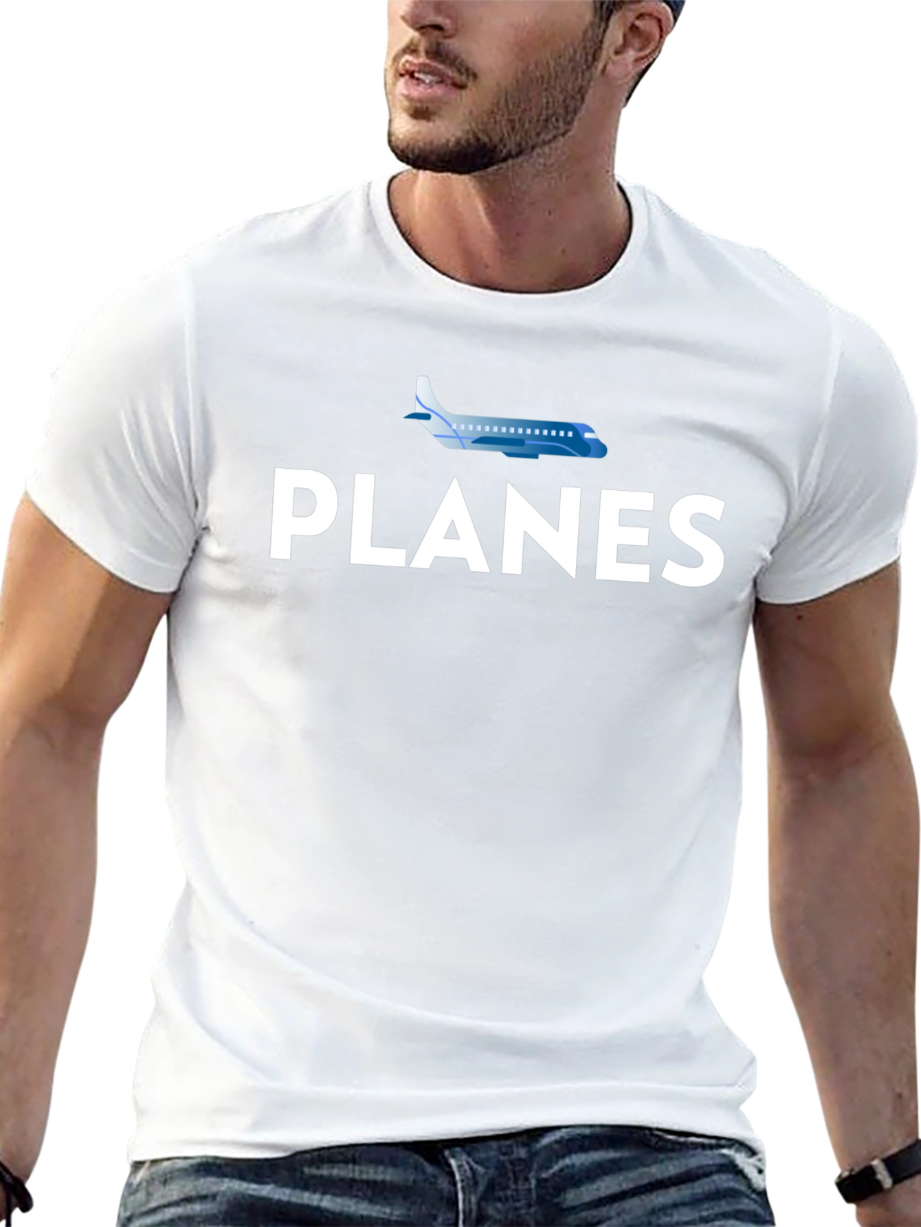 Planes Graphic Tee - Aviation Lovers T-Shirt