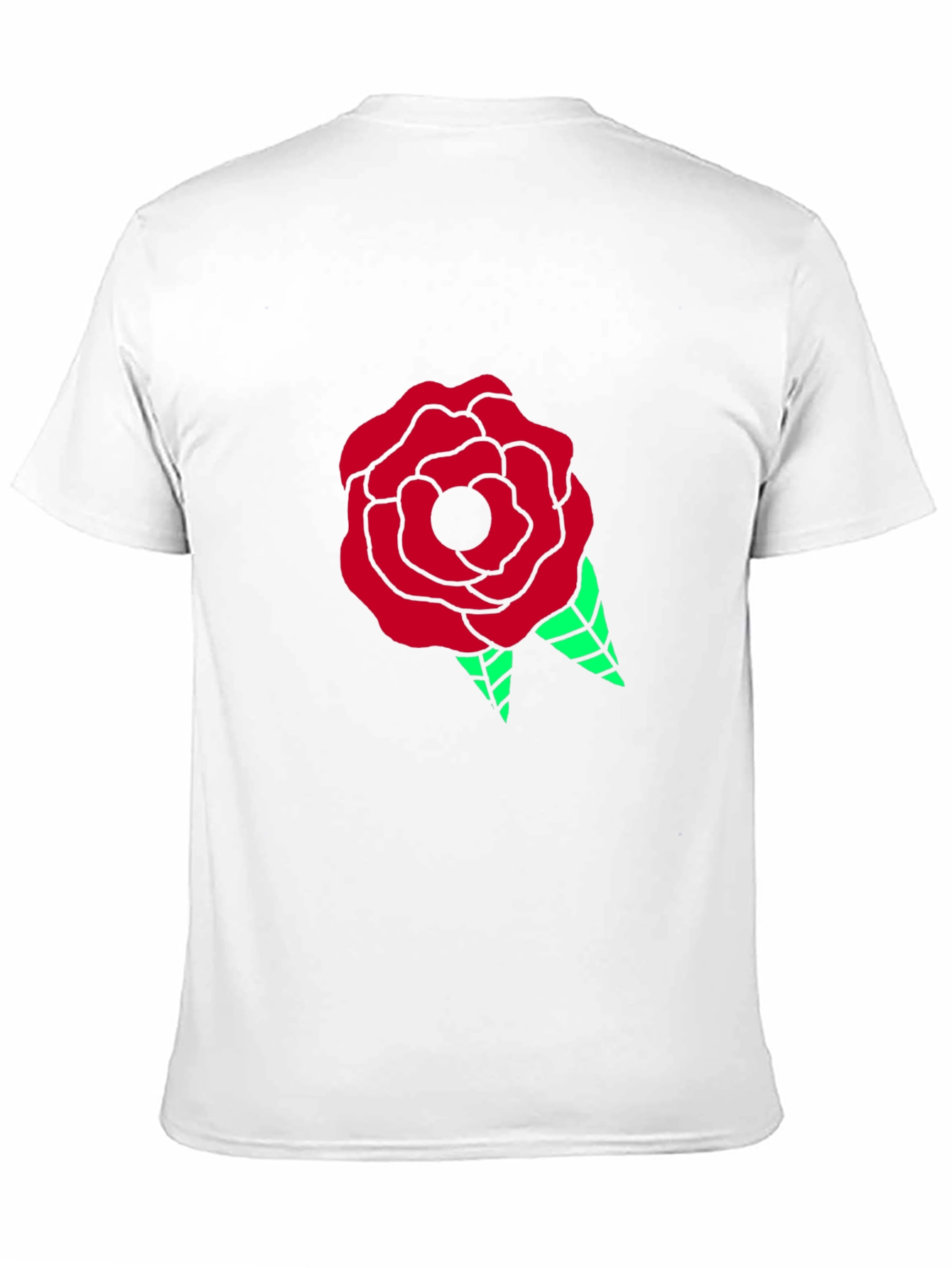 Rose Graphic Black Tee