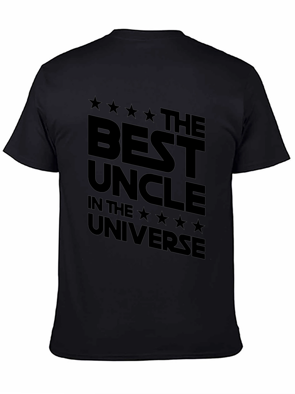 Best Uncle in the Universe T-Shirt - Black