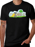 Camping Dog Tee - Adventure Awaits!