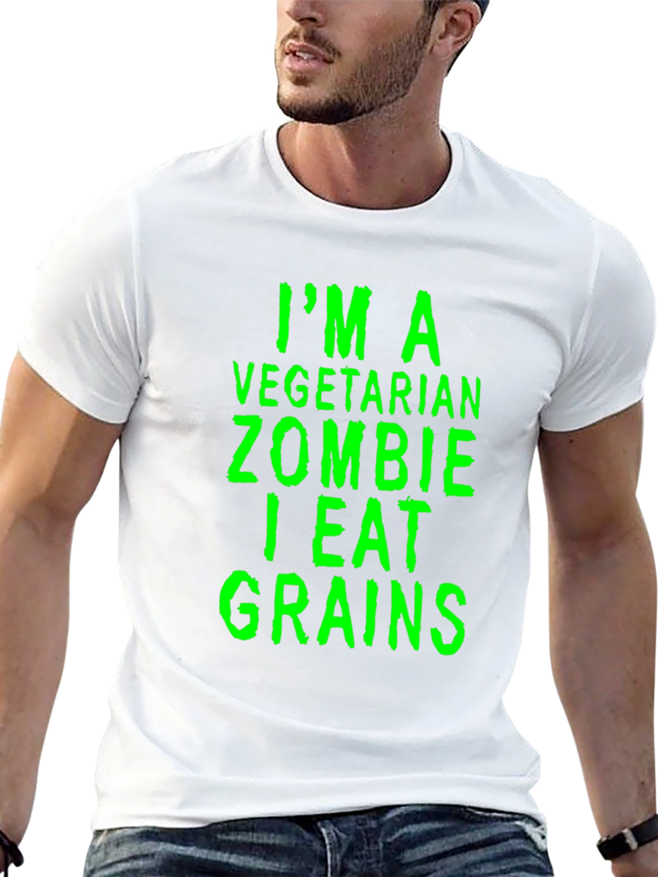 Vegetarian Zombie Grain Eater Graphic Tee