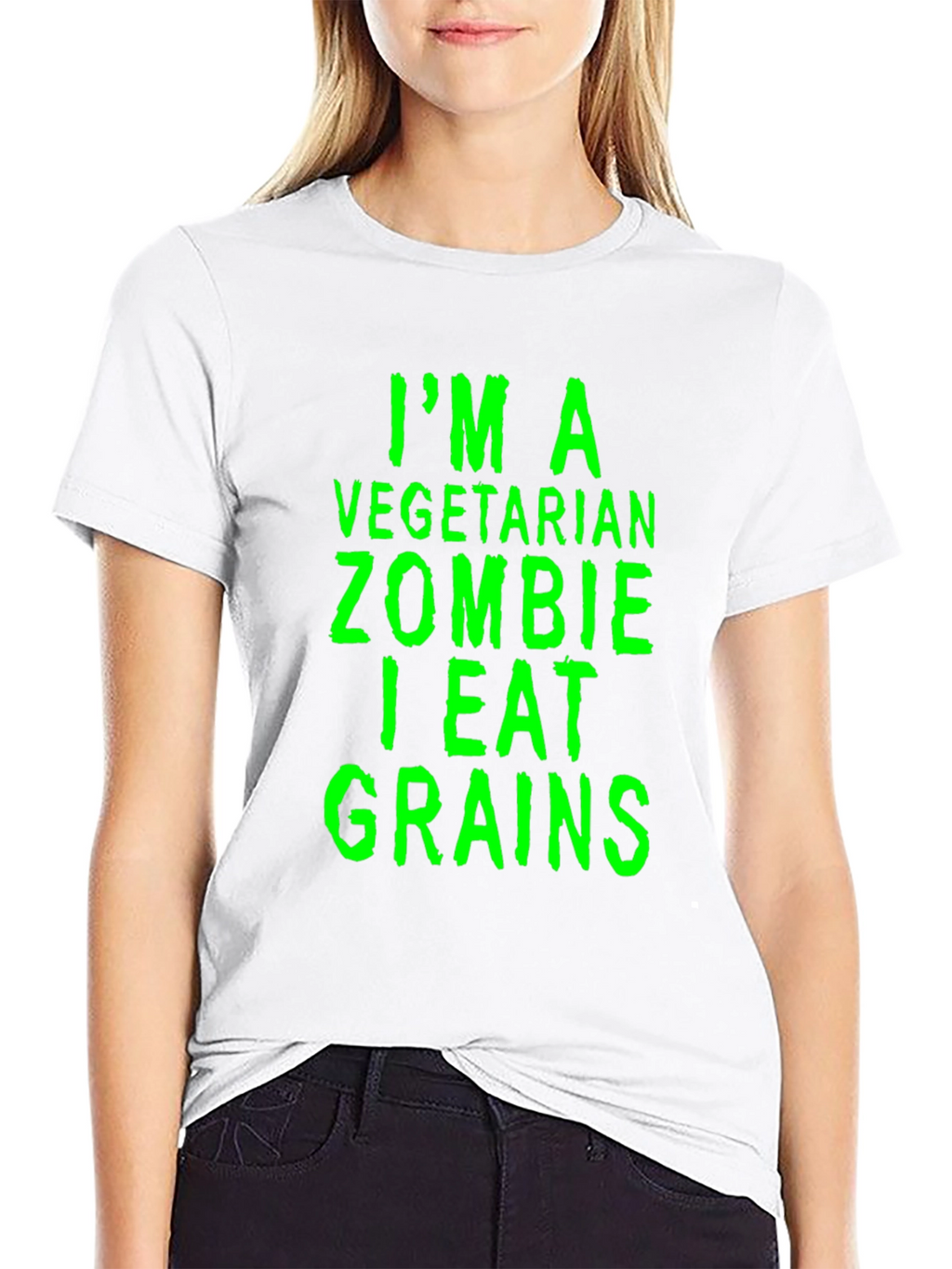 Vegetarian Zombie Grain Eater Graphic Tee