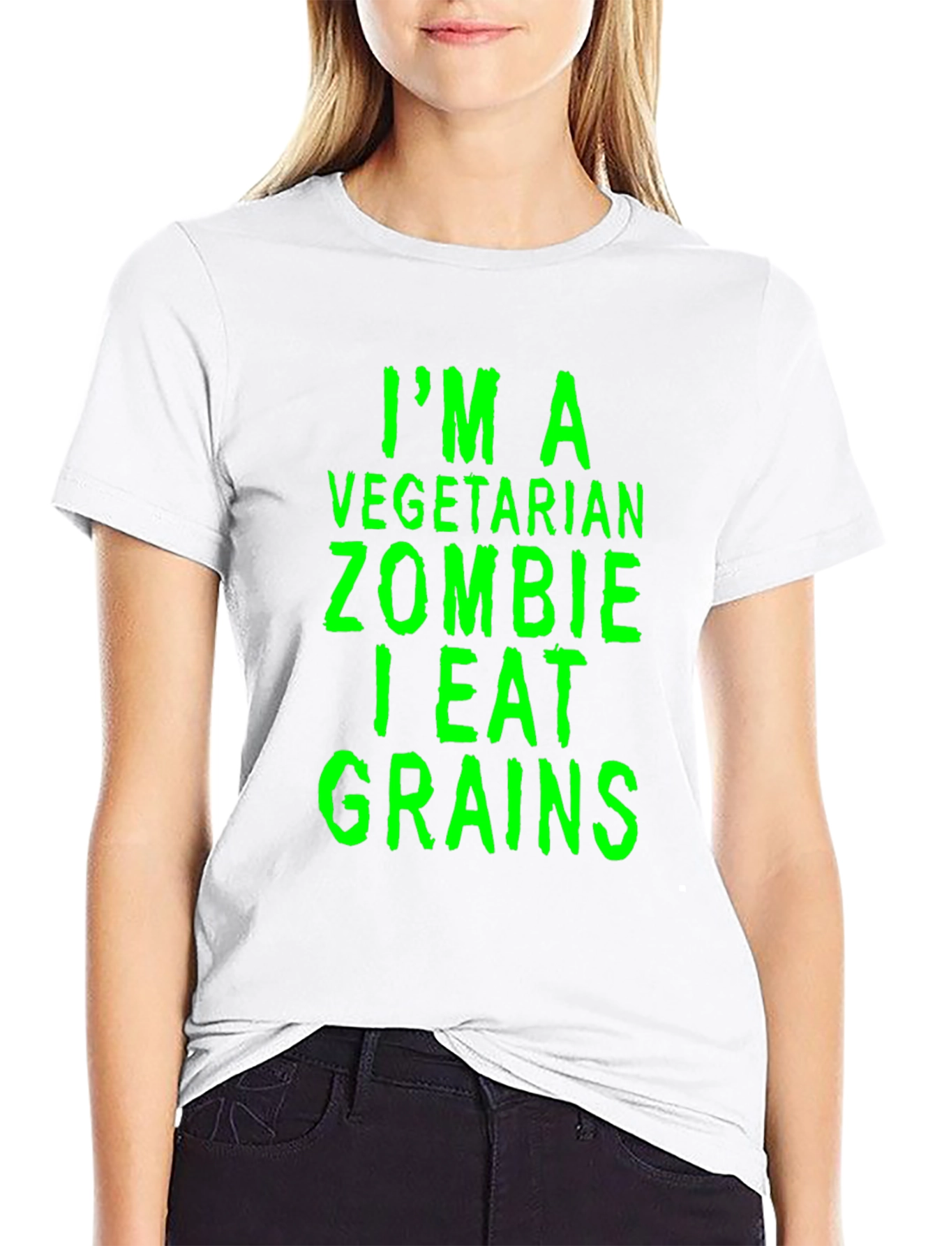 Vegetarian Zombie Grain Eater Graphic Tee