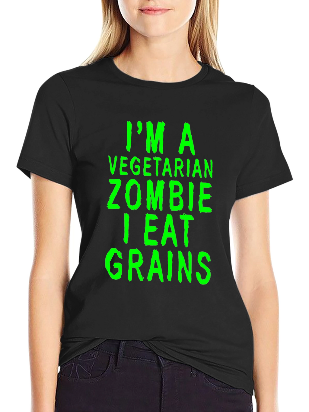 Vegetarian Zombie Grain Eater Graphic Tee