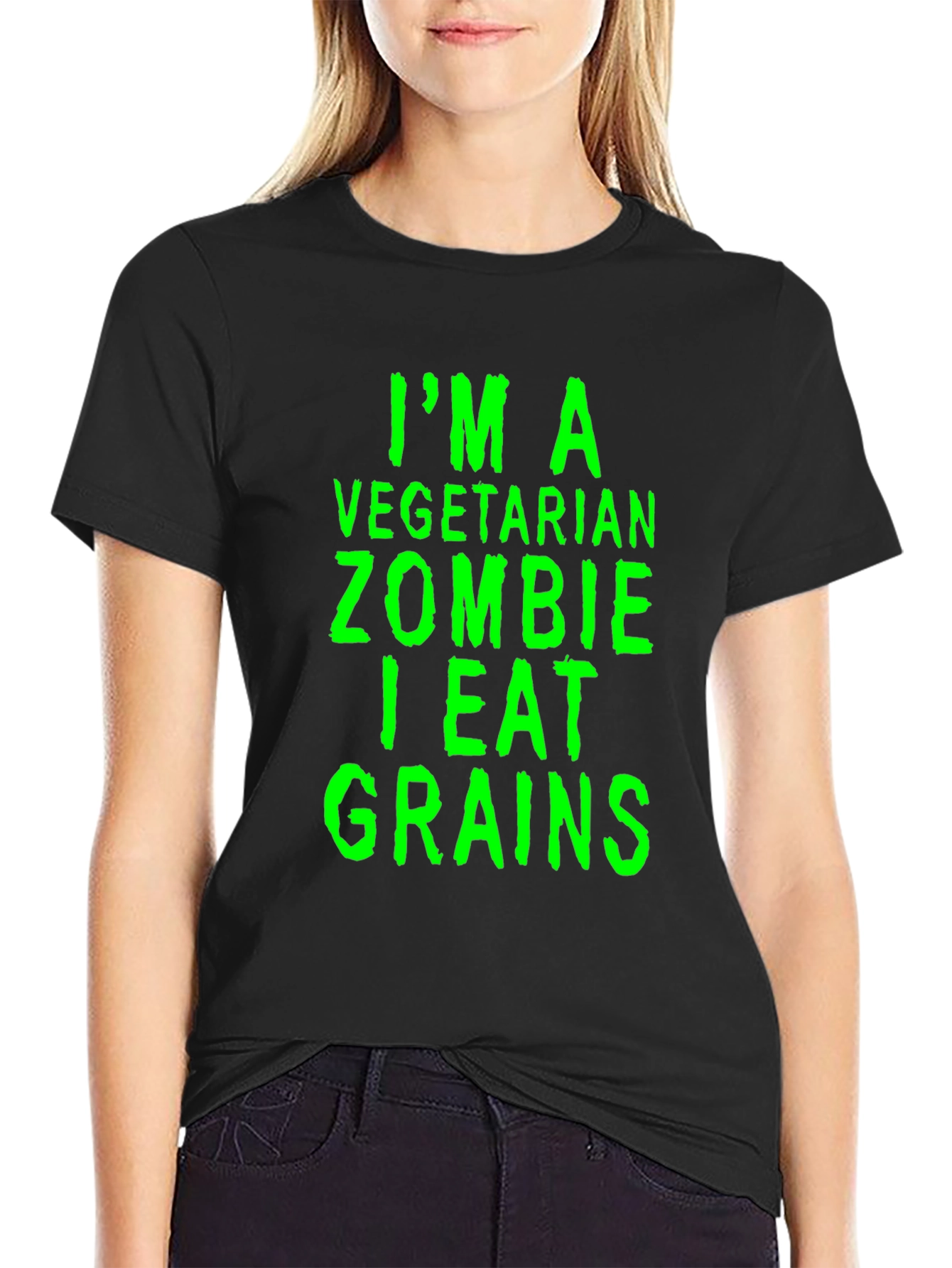 Vegetarian Zombie Grain Eater Graphic Tee