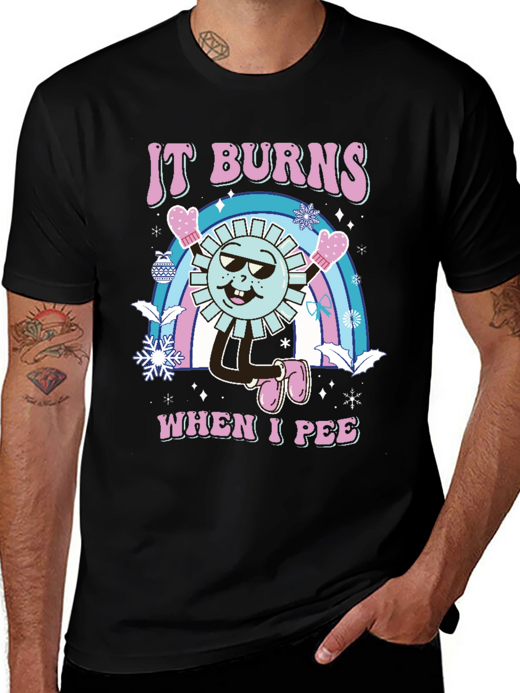 Funny It Burns When I Pee Graphic T-Shirt