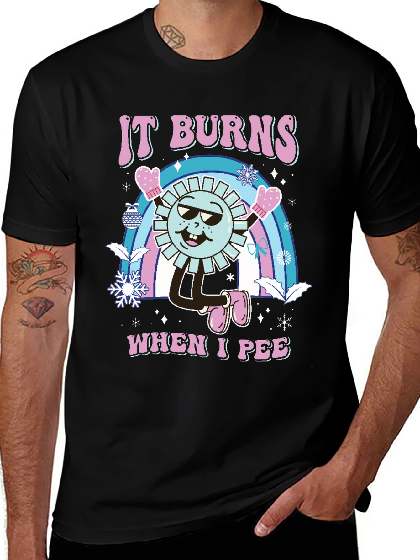 Funny It Burns When I Pee Graphic T-Shirt