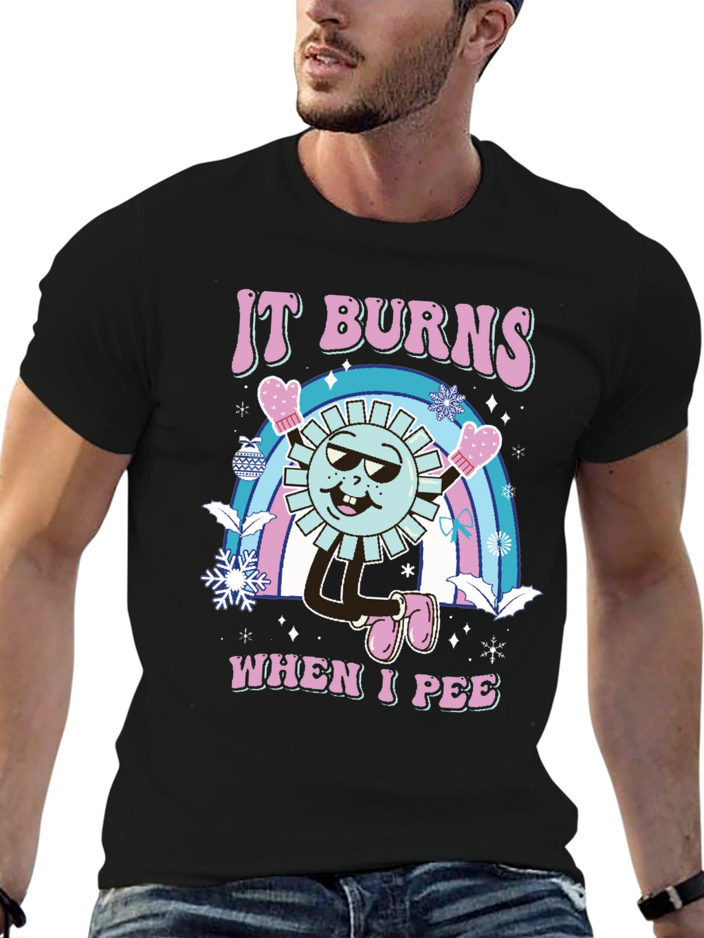 Funny It Burns When I Pee Graphic T-Shirt