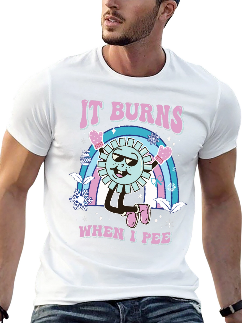 Funny It Burns When I Pee Graphic T-Shirt