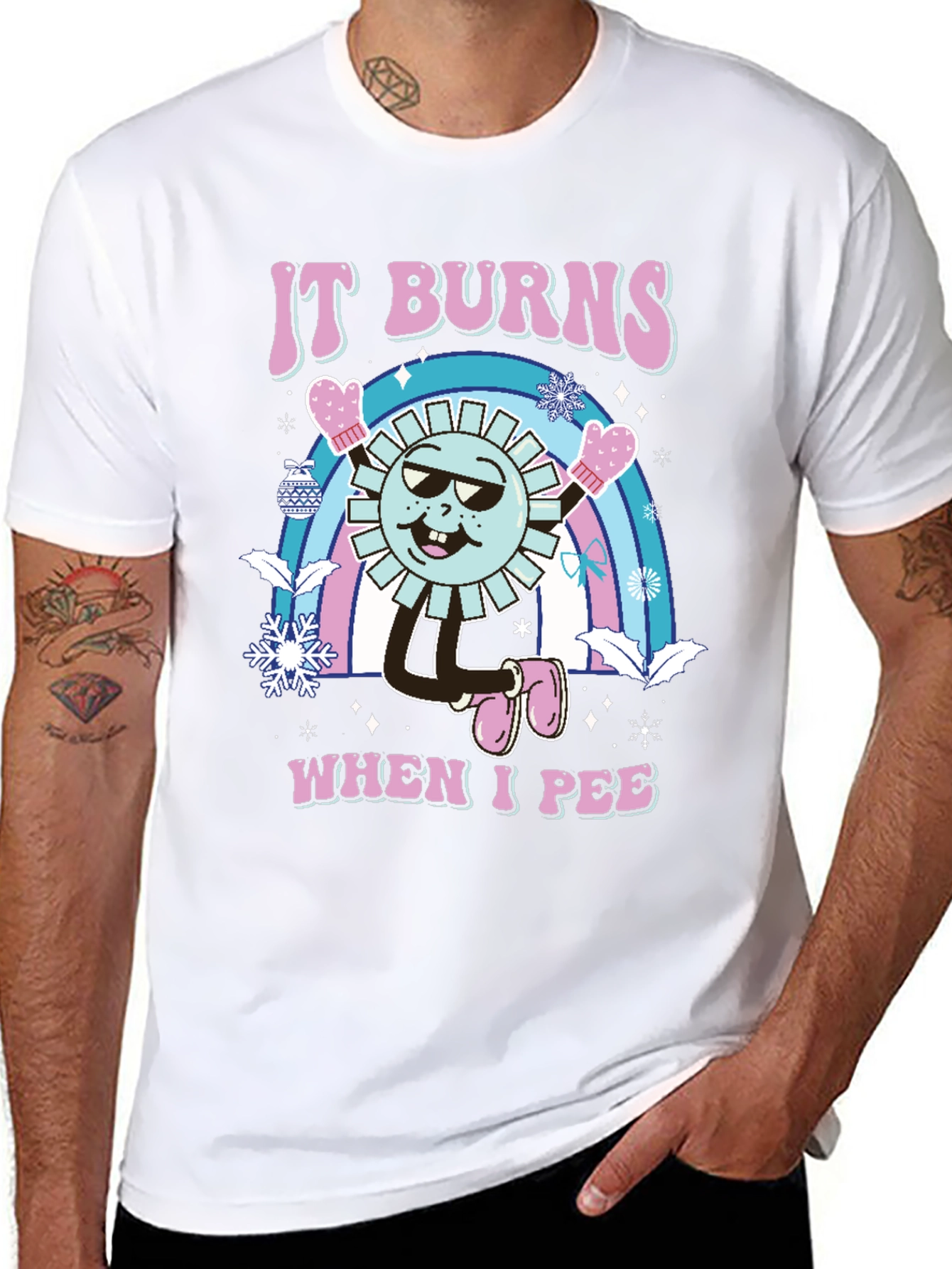Funny It Burns When I Pee Graphic T-Shirt