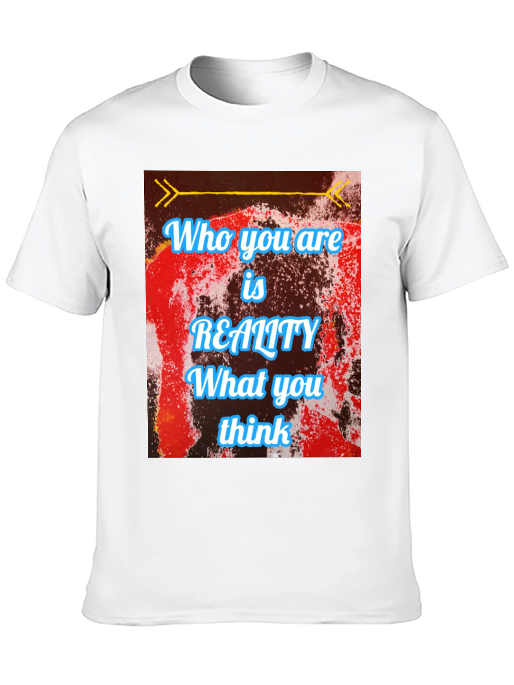 Reality Thought T-Shirt - Black Cotton Blend
