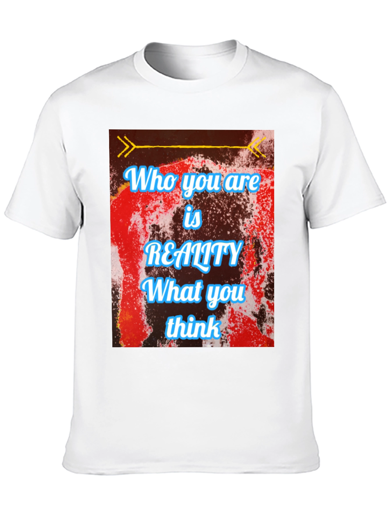 Reality Thought T-Shirt - Black Cotton Blend