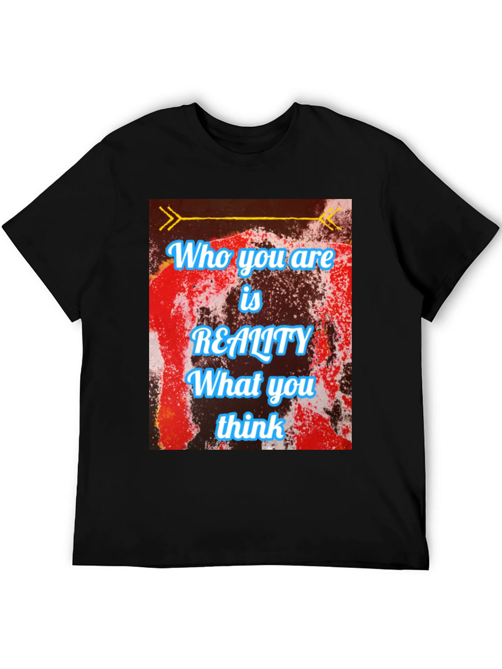 Reality Thought T-Shirt - Black Cotton Blend