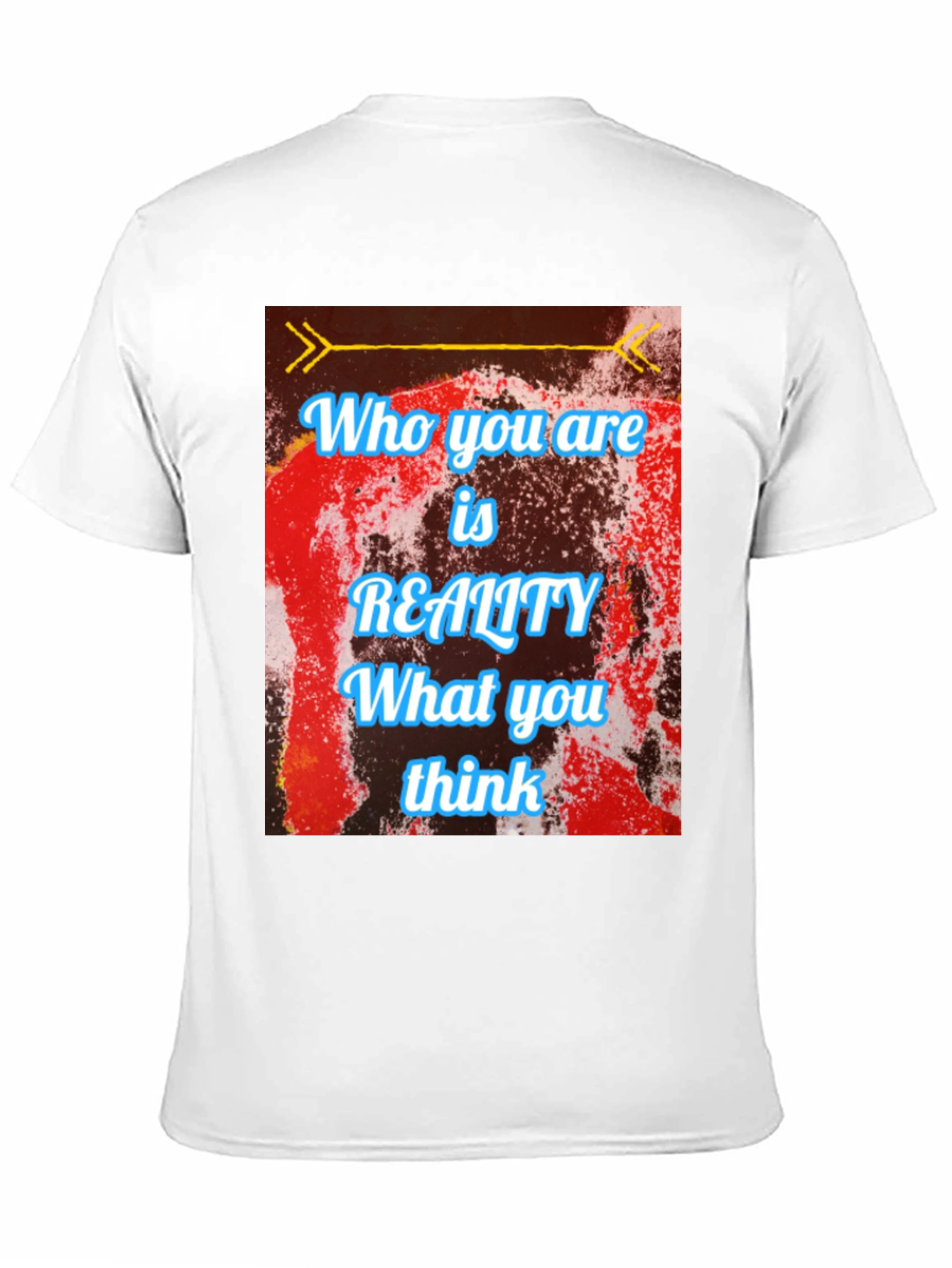 Reality Thought T-Shirt - Black Cotton Blend