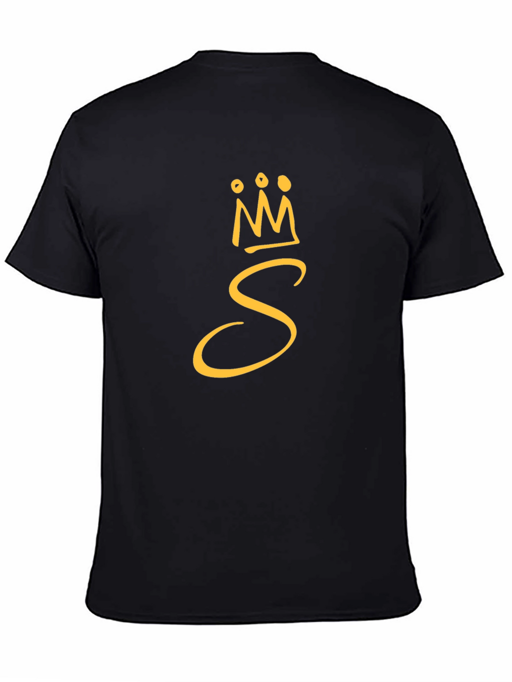 King S Graphic Tee - Black Cotton Blend