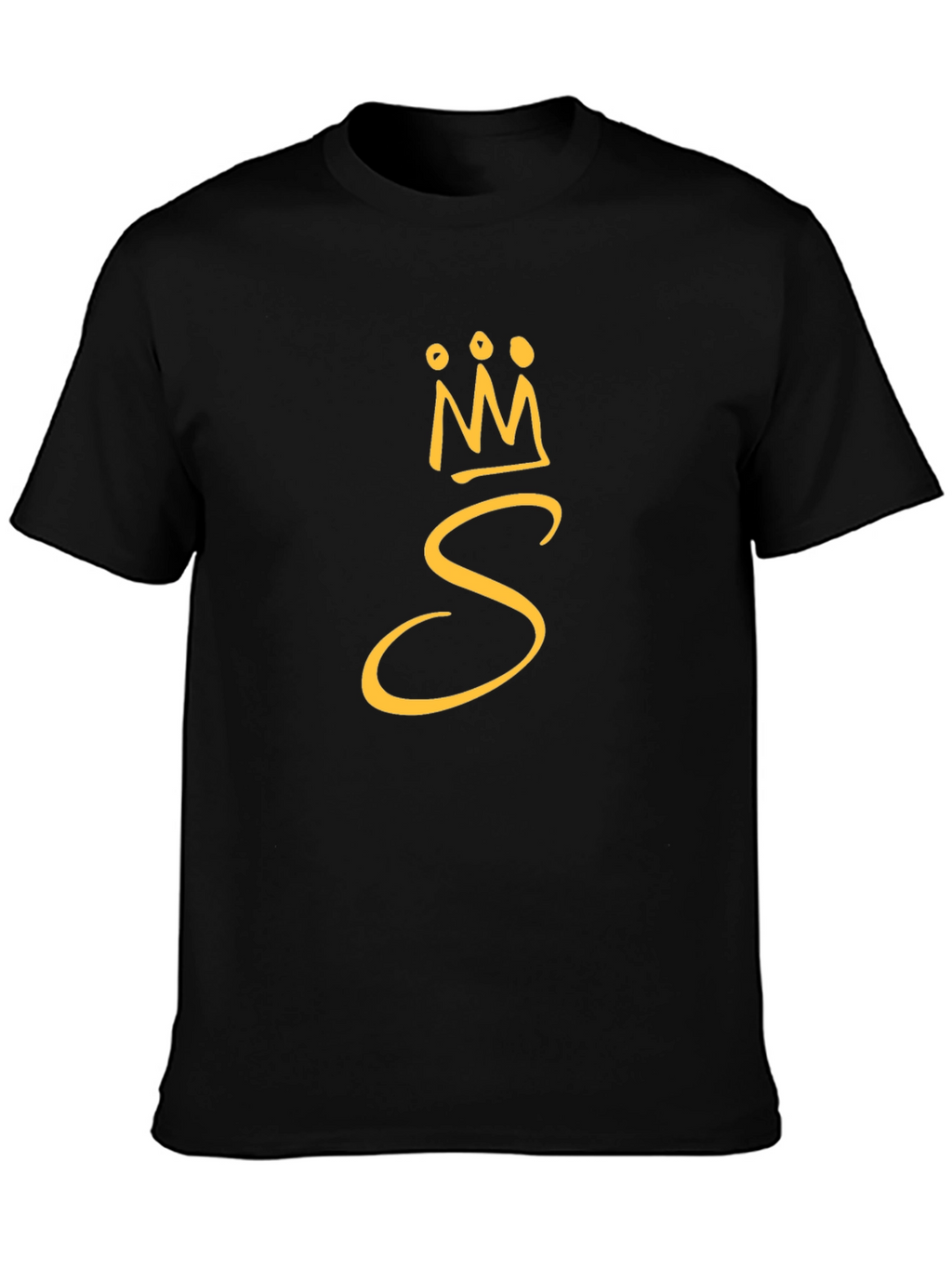 King S Graphic Tee - Black Cotton Blend