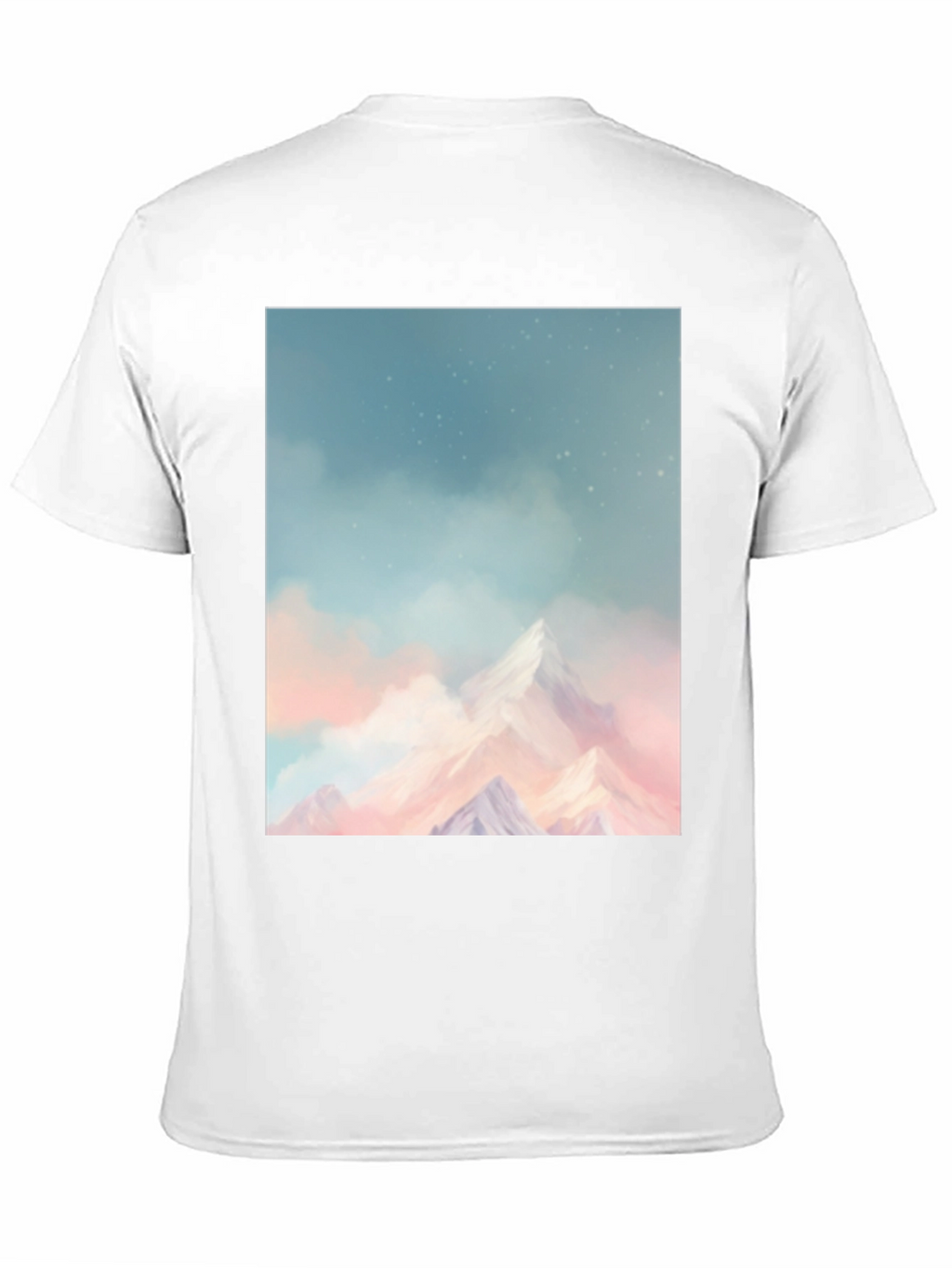 Mountain Dreamscape Graphic Tee - Black