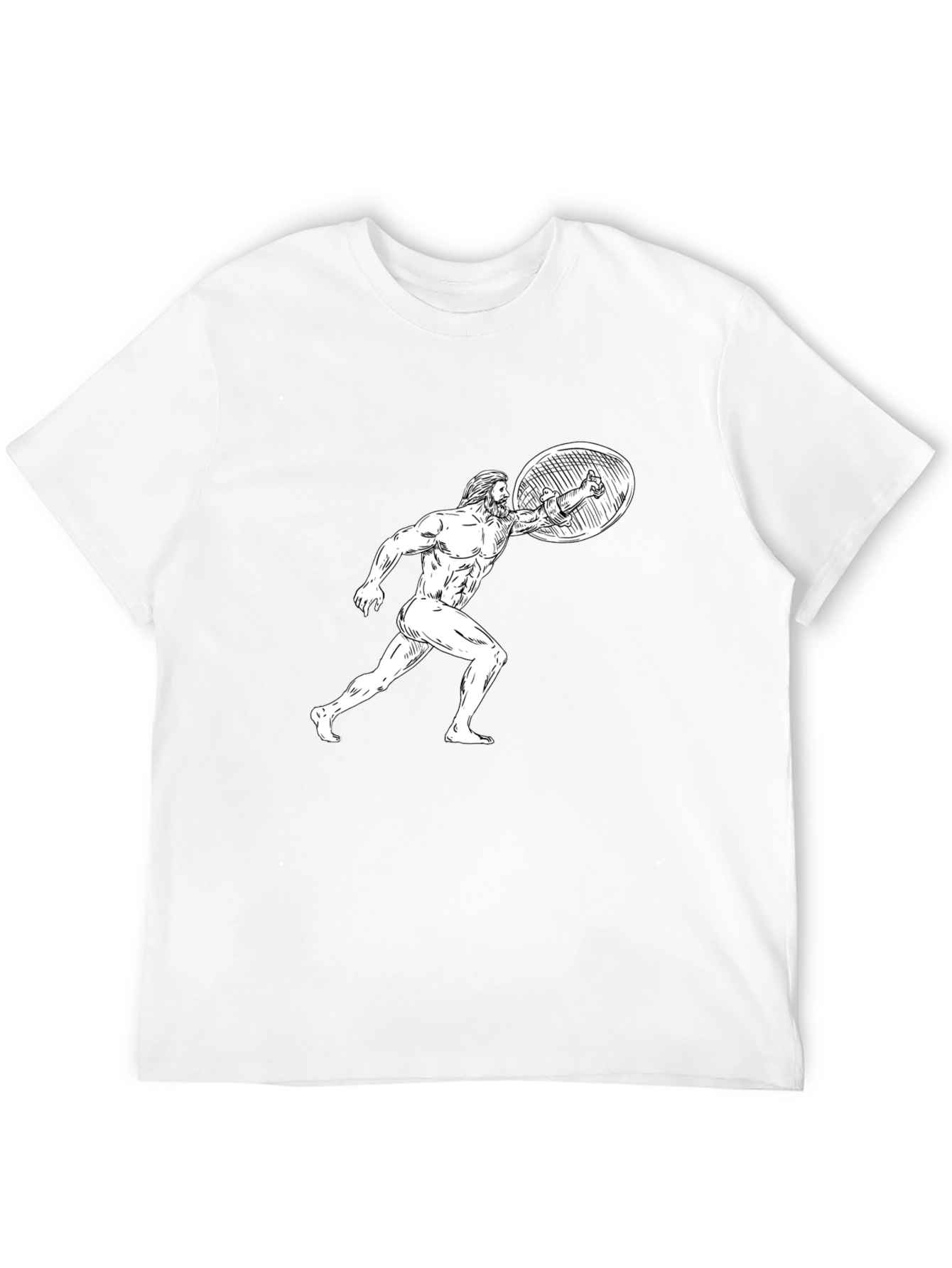 Warrior Sketch Graphic T-Shirt