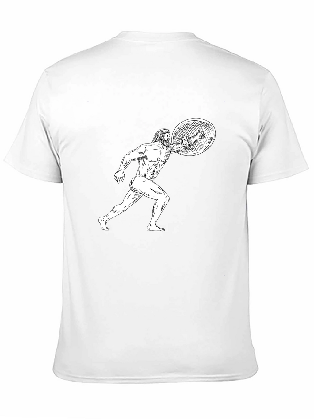 Warrior Sketch Graphic T-Shirt