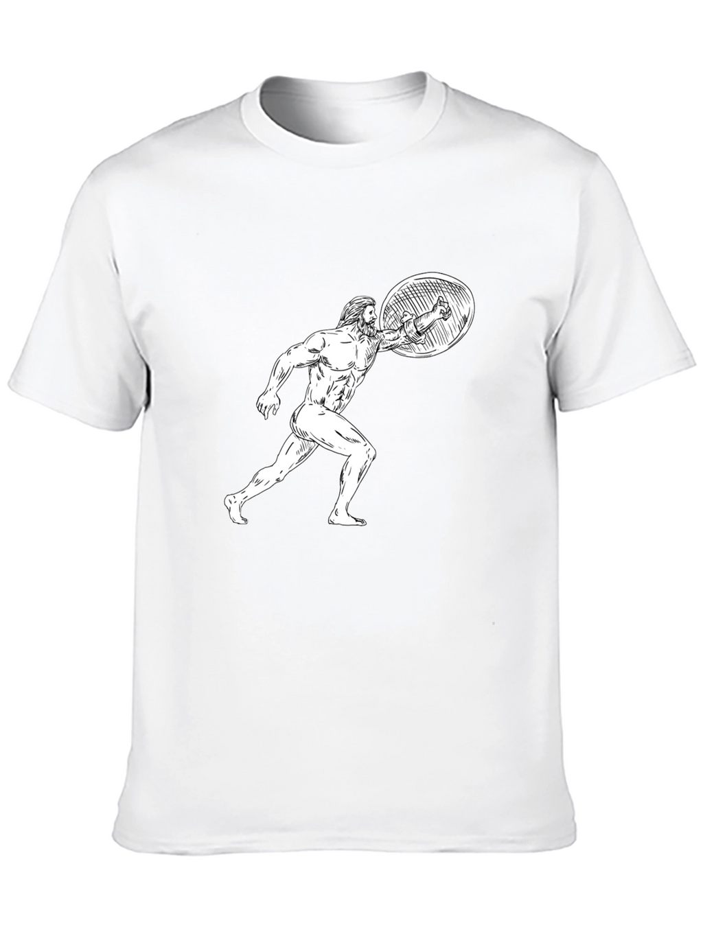 Warrior Sketch Graphic T-Shirt