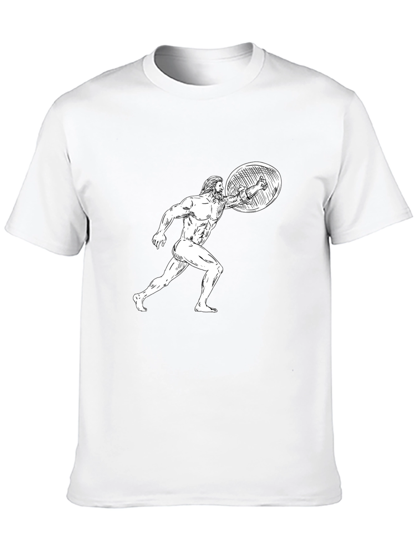 Warrior Sketch Graphic T-Shirt