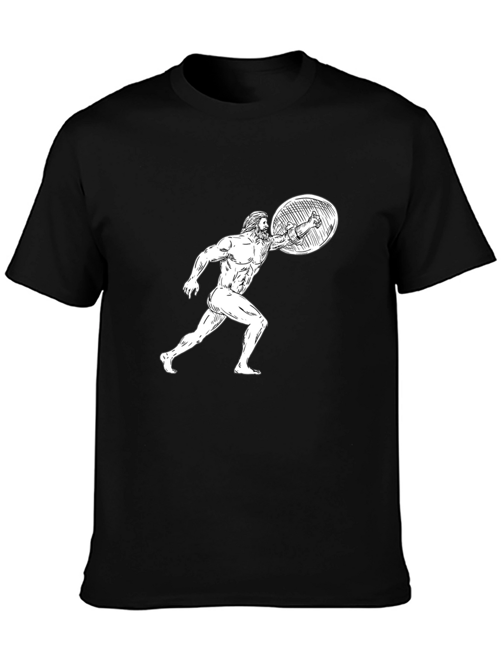 Warrior Sketch Graphic T-Shirt