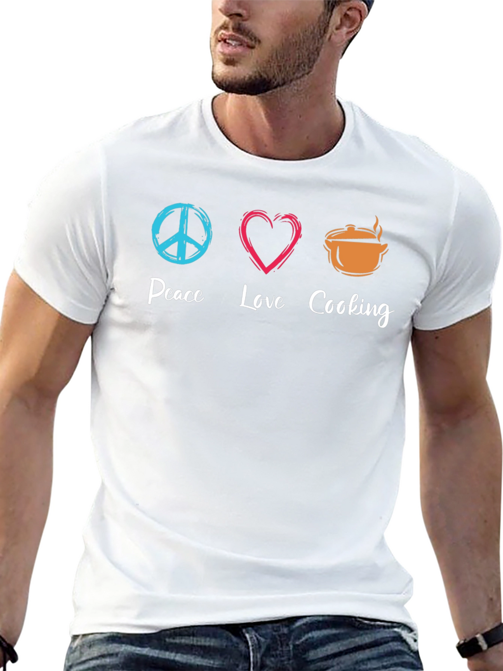 Peace Love Cooking T-Shirt