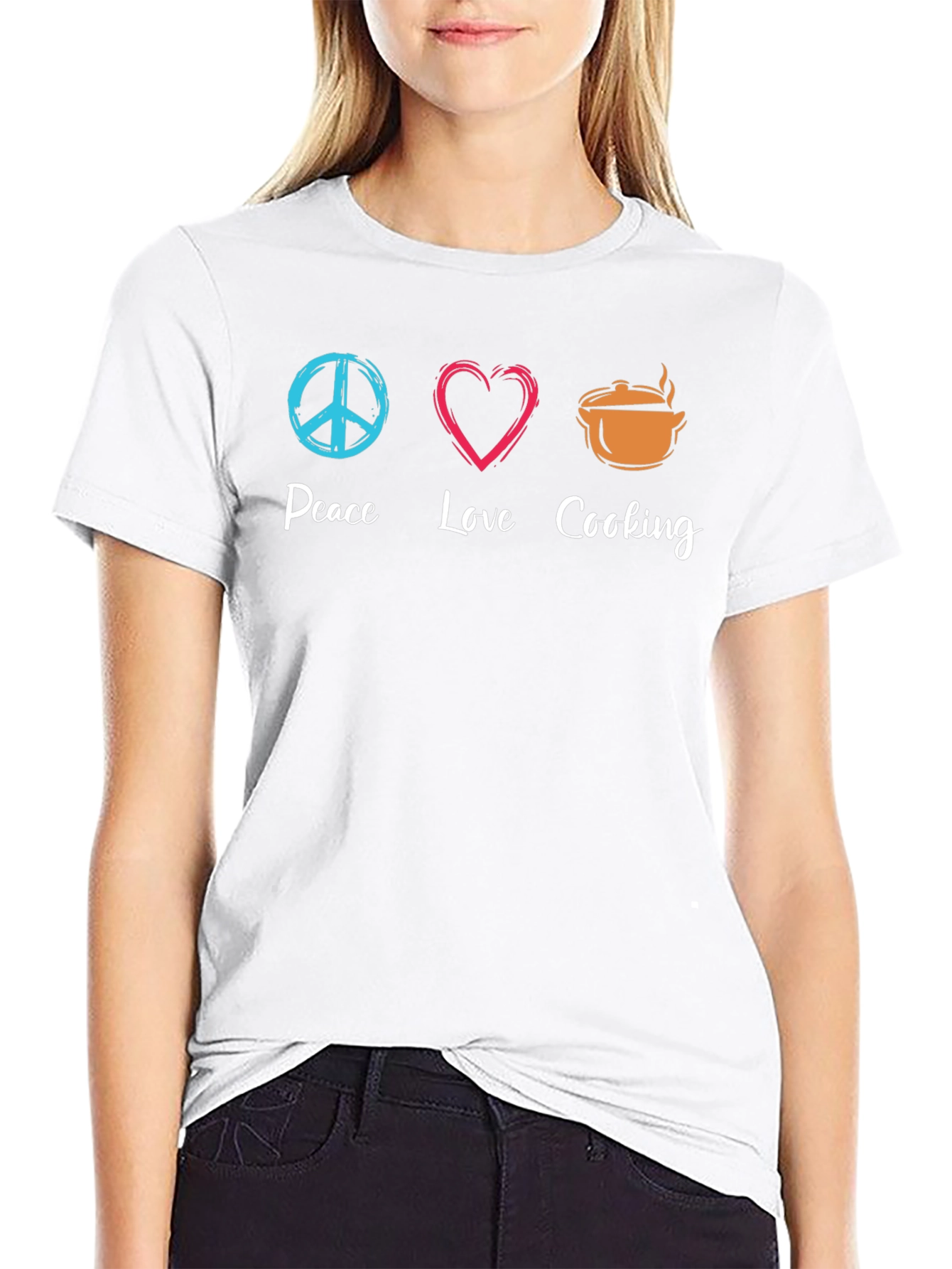 Peace Love Cooking T-Shirt