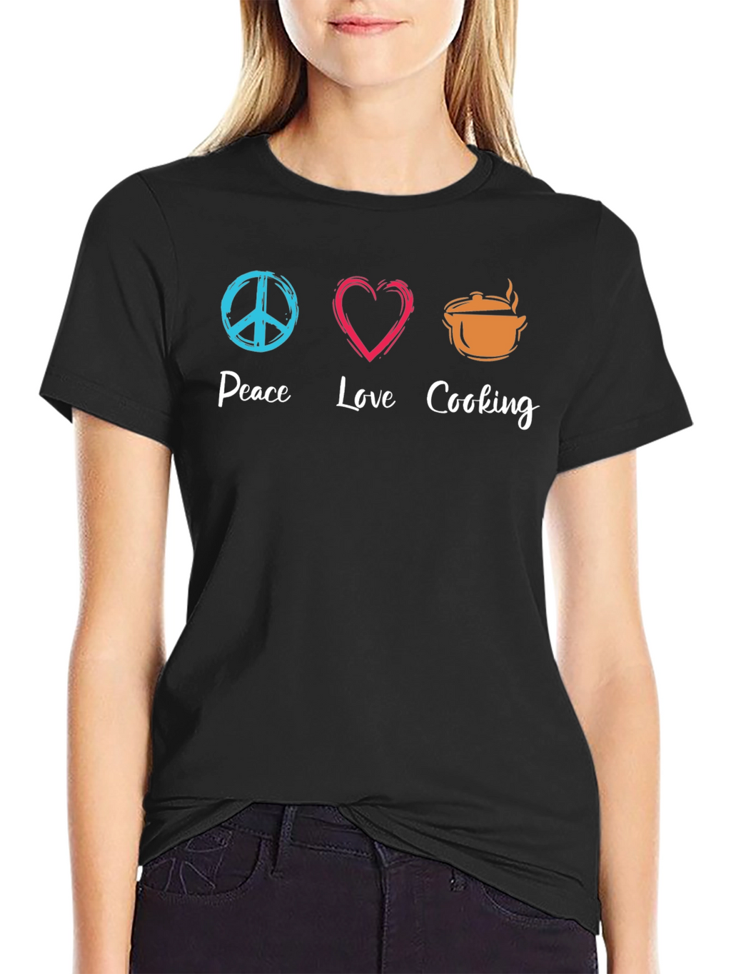Peace Love Cooking T-Shirt