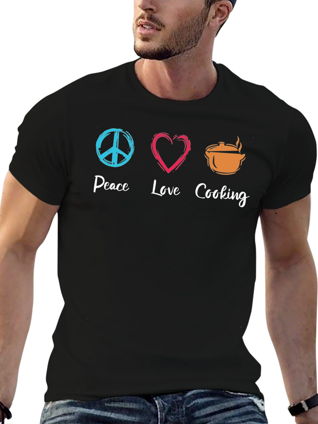 Peace Love Cooking T-Shirt
