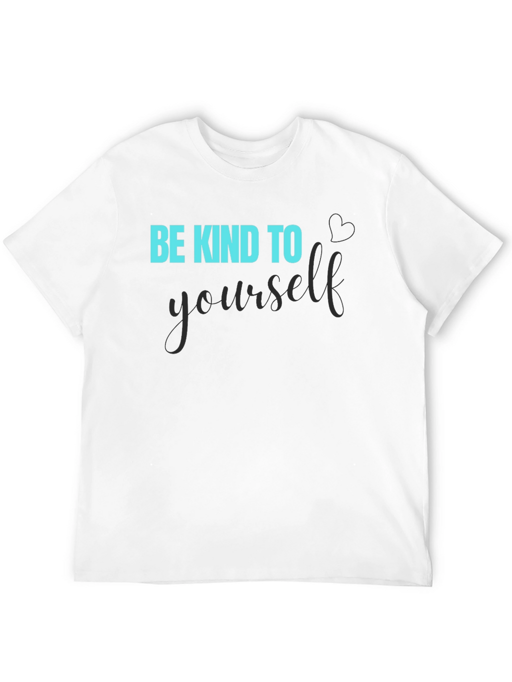 Be Kind To Yourself Black Graphic Tee