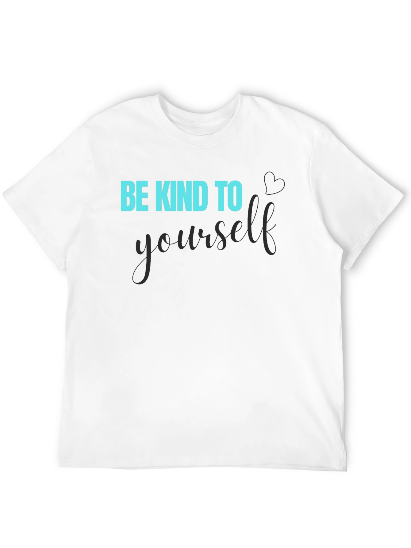 Be Kind To Yourself Black Graphic Tee