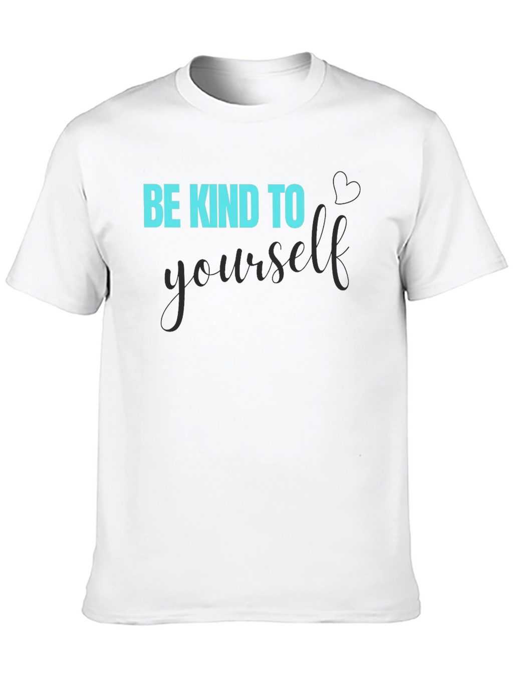 Be Kind To Yourself Black Graphic Tee