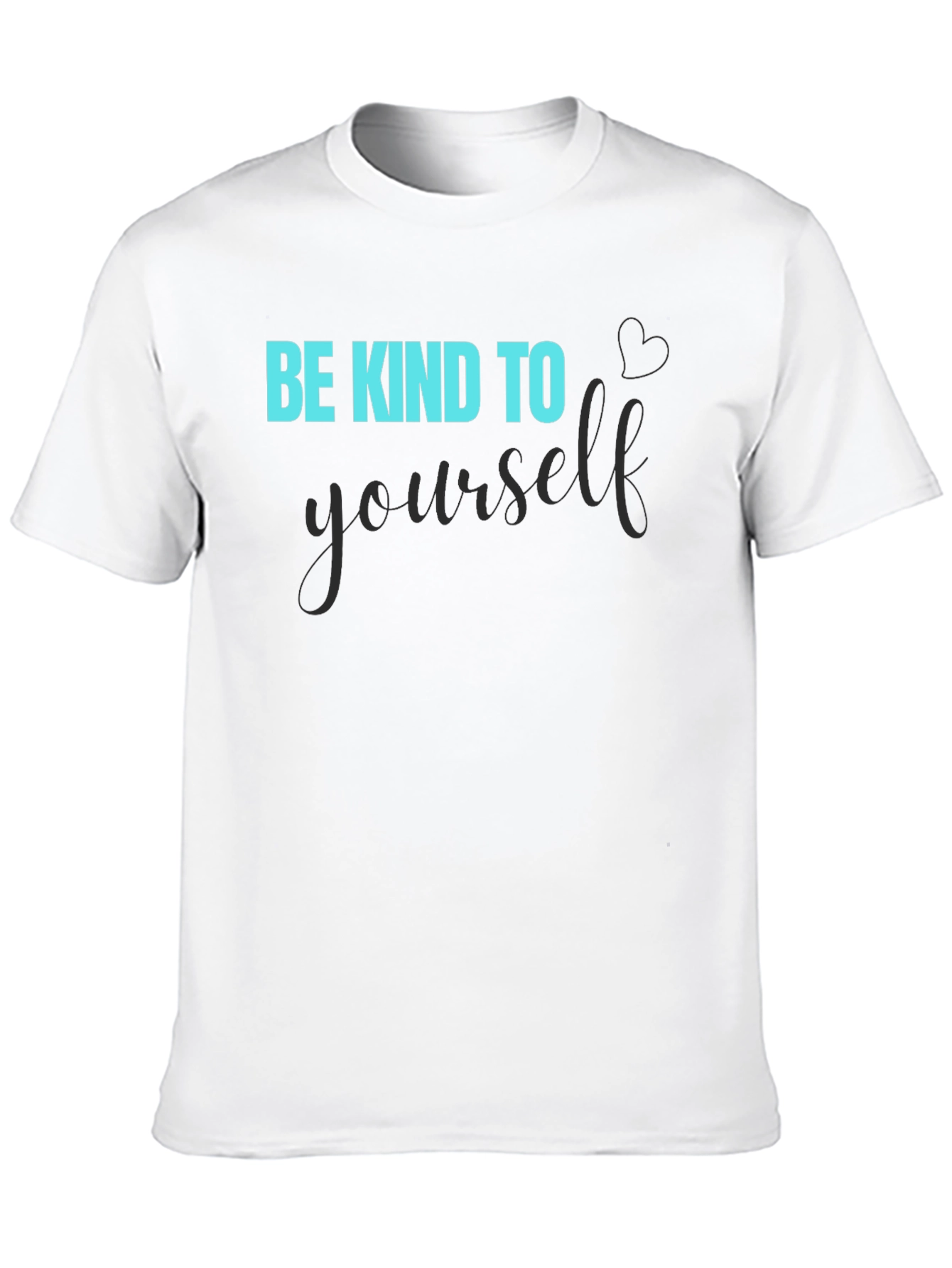 Be Kind To Yourself Black Graphic Tee