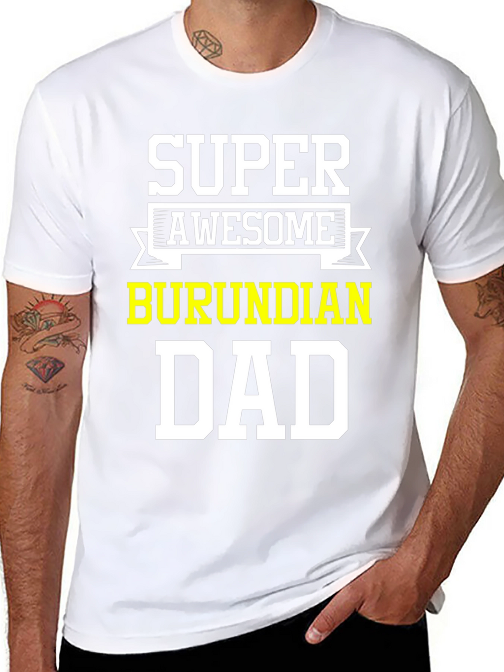 Super Awesome Burundian Dad T-Shirt