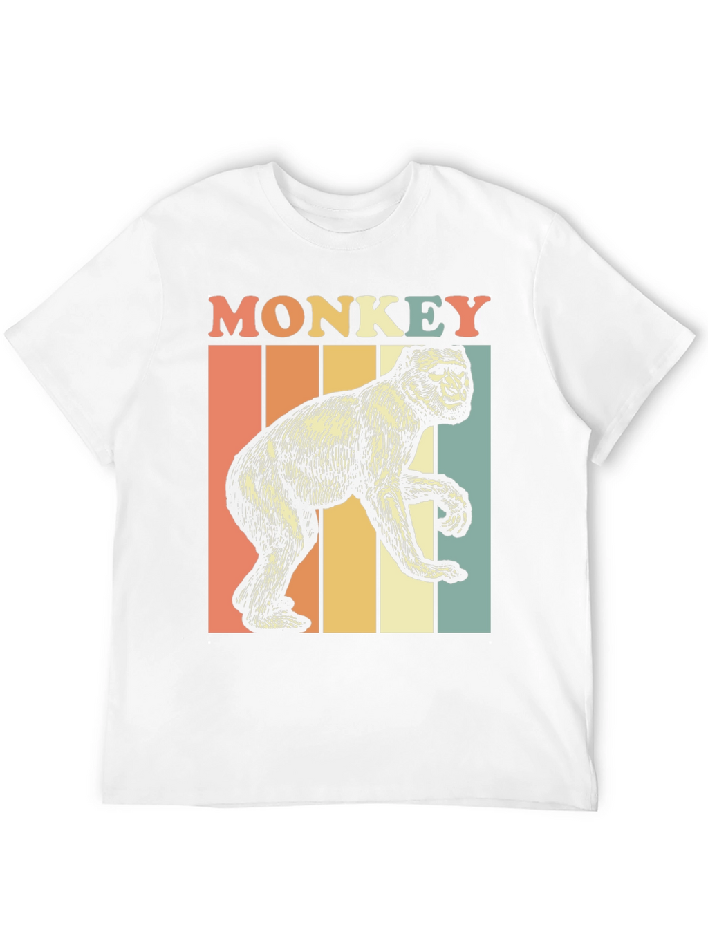 Retro Monkey Graphic T-Shirt
