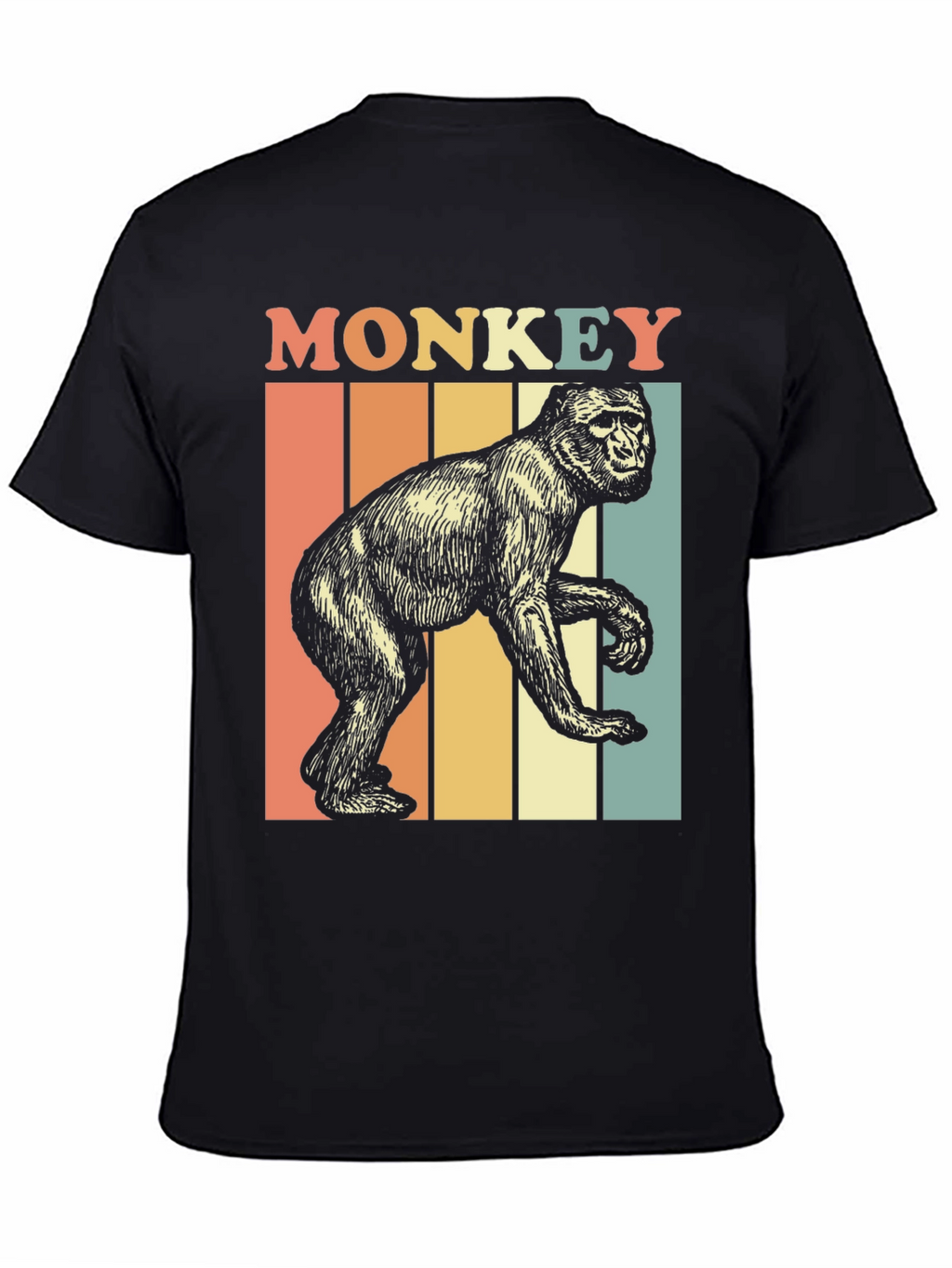 Retro Monkey Graphic T-Shirt